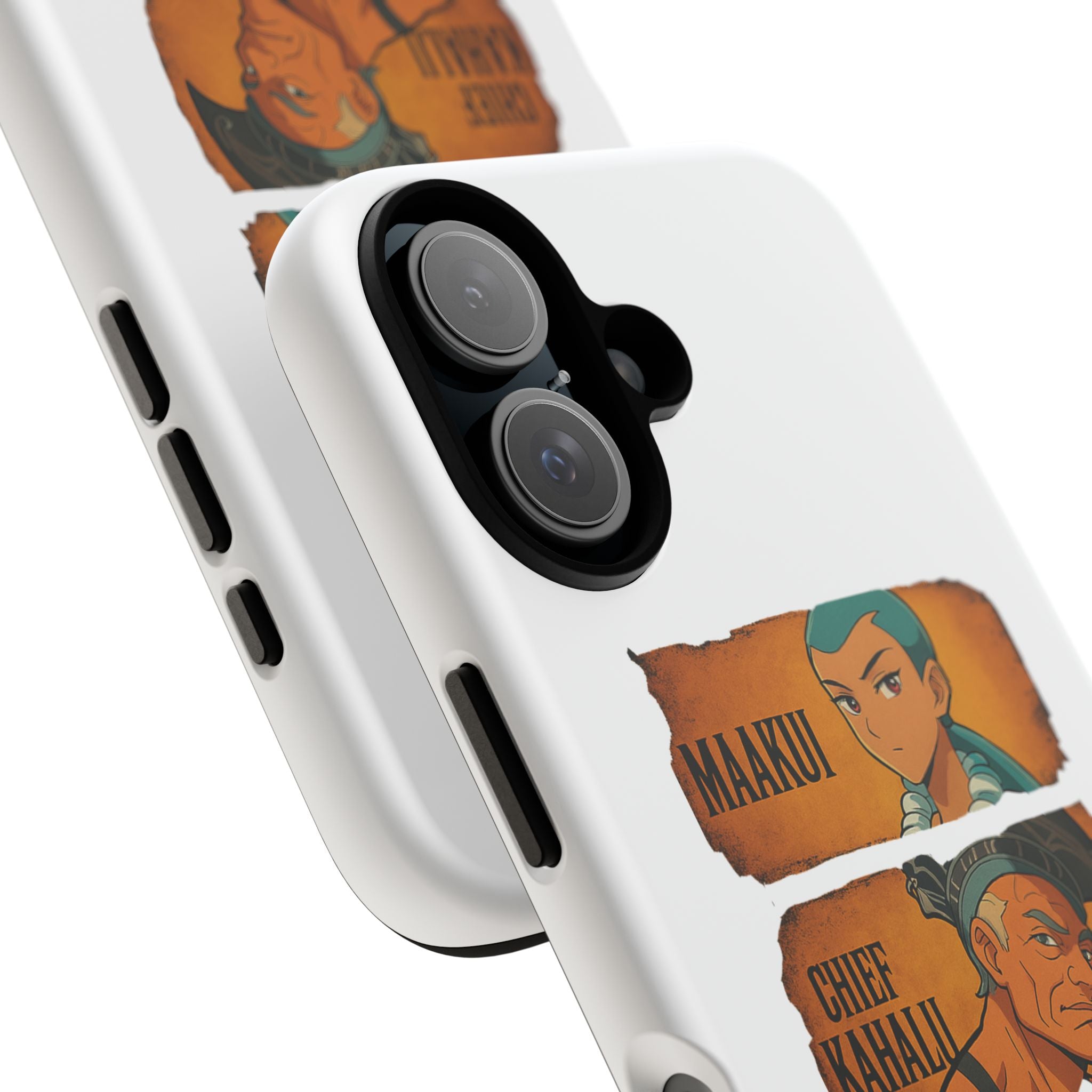 Tough Cases - Anime Phone Case Featuring Maakui, Chief Kahaili, and Bertelli, Great Gift for Fans, Personalized, Trendy, Durable