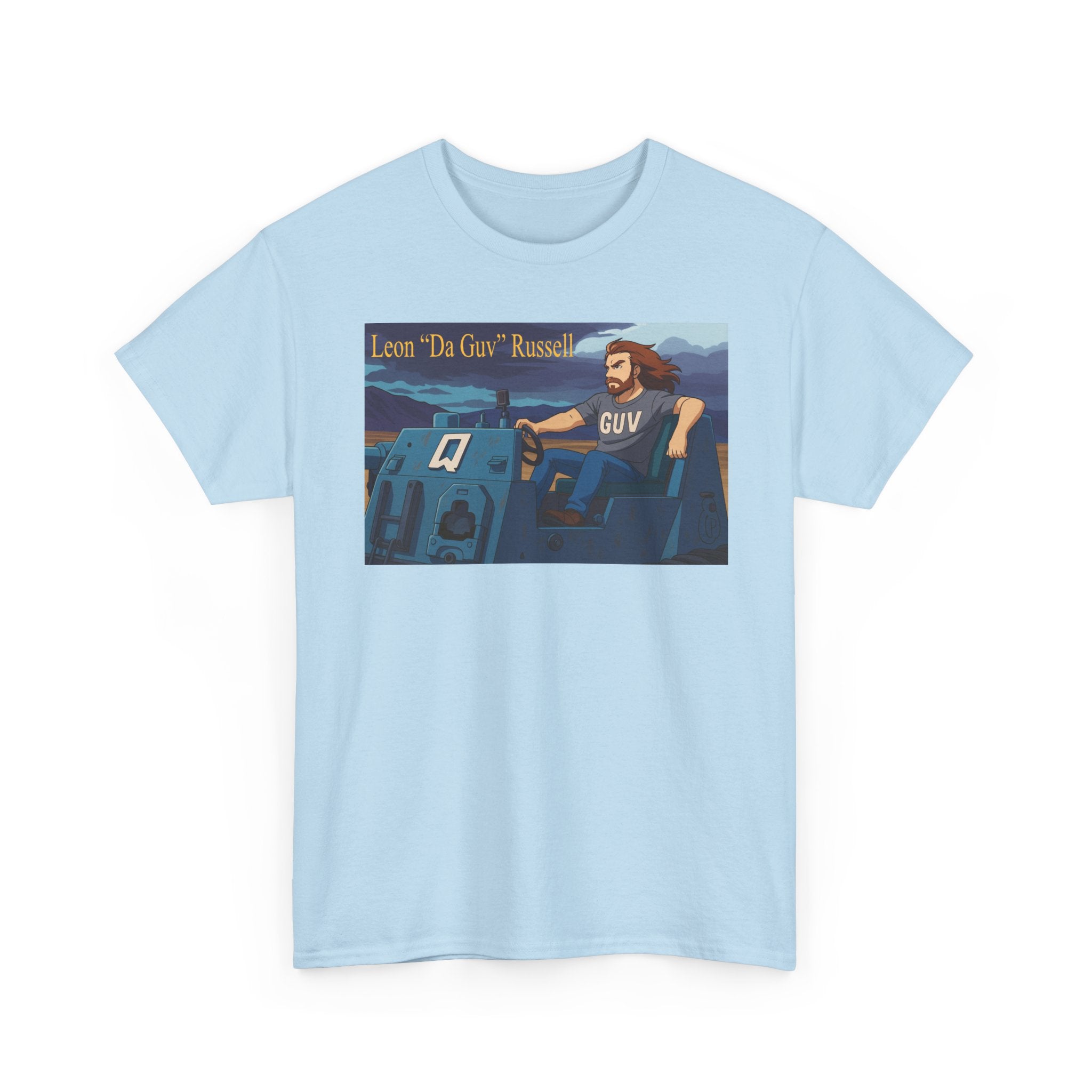 Sci-Fi Tank Driver Unisex Tee, Leon 'Da Guv' Russell, 'Da Guv' Book Fan Apparel, Graphic Tee, Cosplay Shirt, Pop Culture Tee