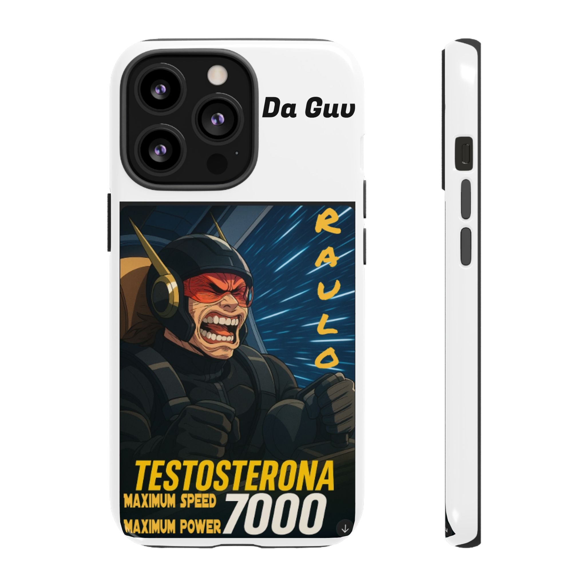 Anime Raulo Tough Cases - Sci-Fi Book Theme, Testosterona 7000, Phone Cover, Protective Shell, Unique Design, Gift for Sci-Fi Fans
