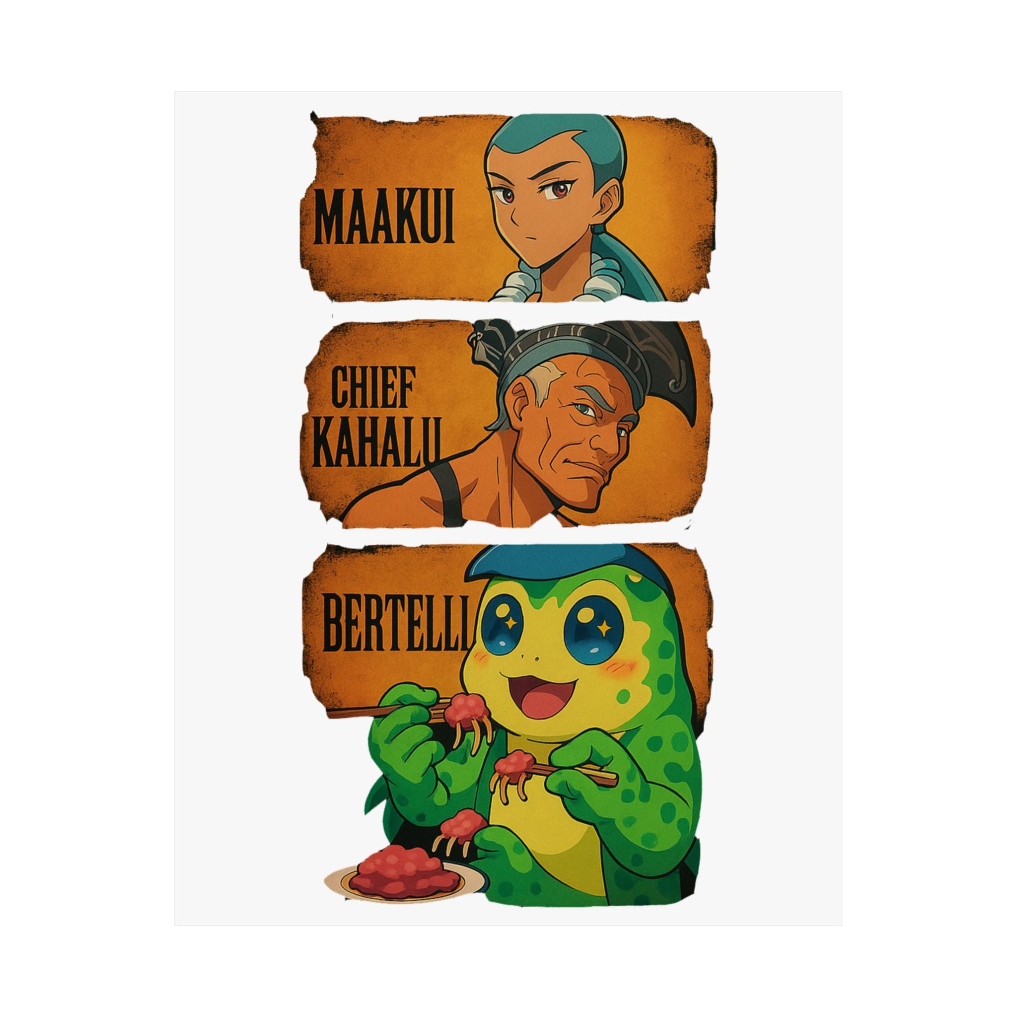 Whimsical Character Posters, Art Prints for Kids, Nature Decor, Anime Wall Art, Unique Home Decoration