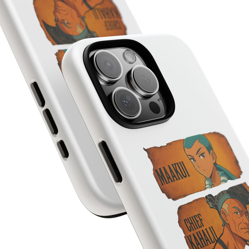 Tough Cases - Anime Phone Case Featuring Maakui, Chief Kahaili, and Bertelli, Great Gift for Fans, Personalized, Trendy, Durable