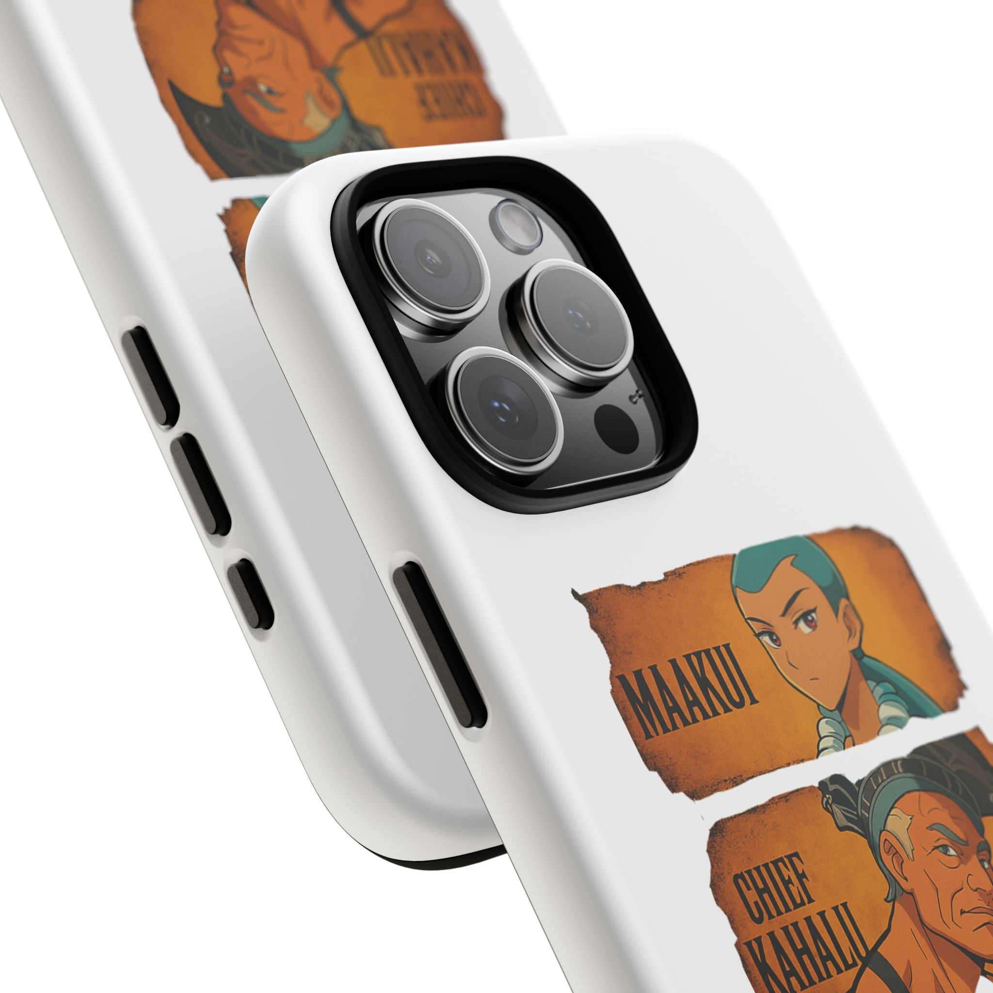 Tough Cases - Anime Phone Case Featuring Maakui, Chief Kahaili, and Bertelli, Great Gift for Fans, Personalized, Trendy, Durable