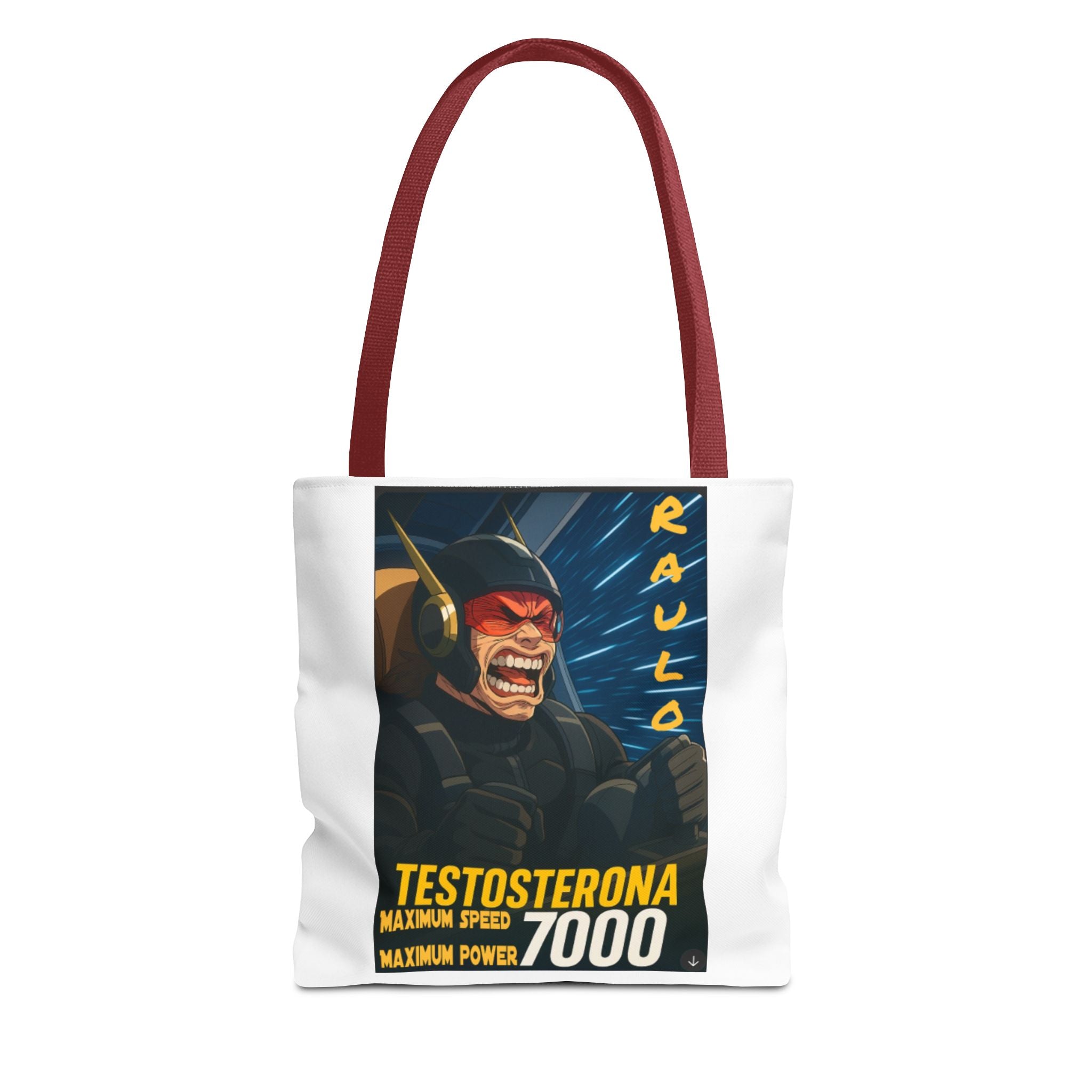 Anime Raulo Tote Bag, testosterona 7000, Da Guv Shopping Bag, Gift for Him, Casual Daily Use, Fitness Tote, Unique Design