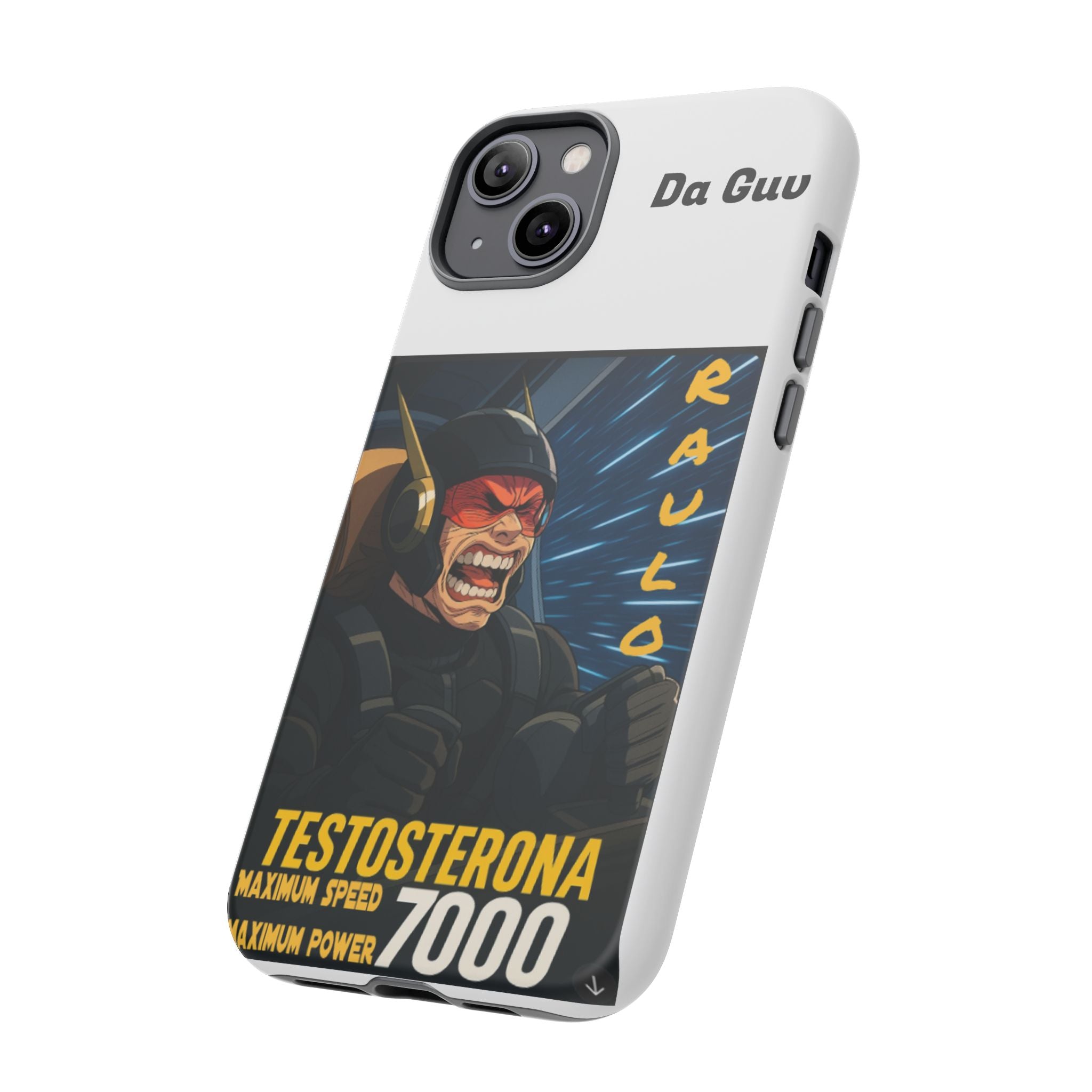 Anime Raulo Tough Cases - Sci-Fi Book Theme, Testosterona 7000, Phone Cover, Protective Shell, Unique Design, Gift for Sci-Fi Fans