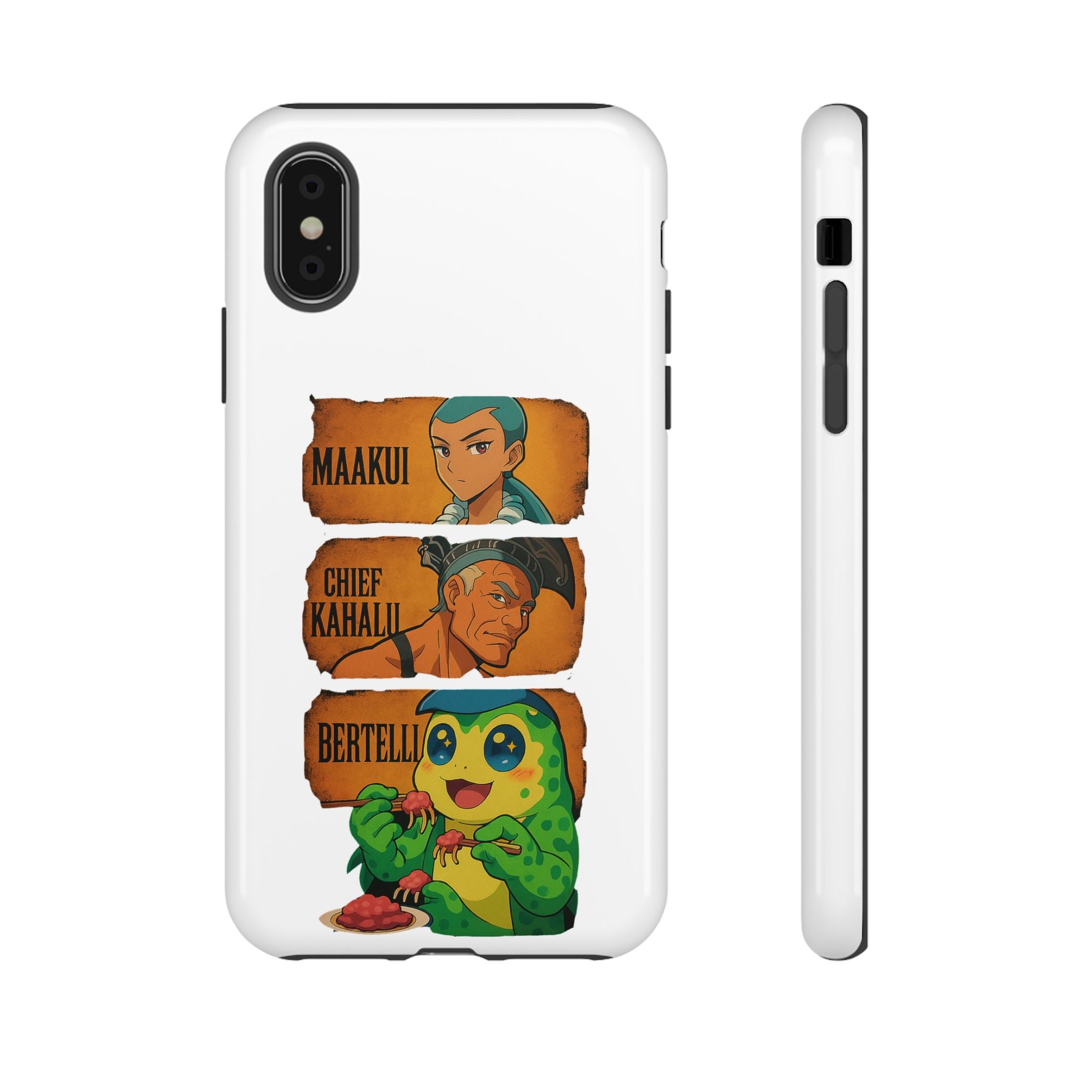 Tough Cases - Anime Phone Case Featuring Maakui, Chief Kahaili, and Bertelli, Great Gift for Fans, Personalized, Trendy, Durable