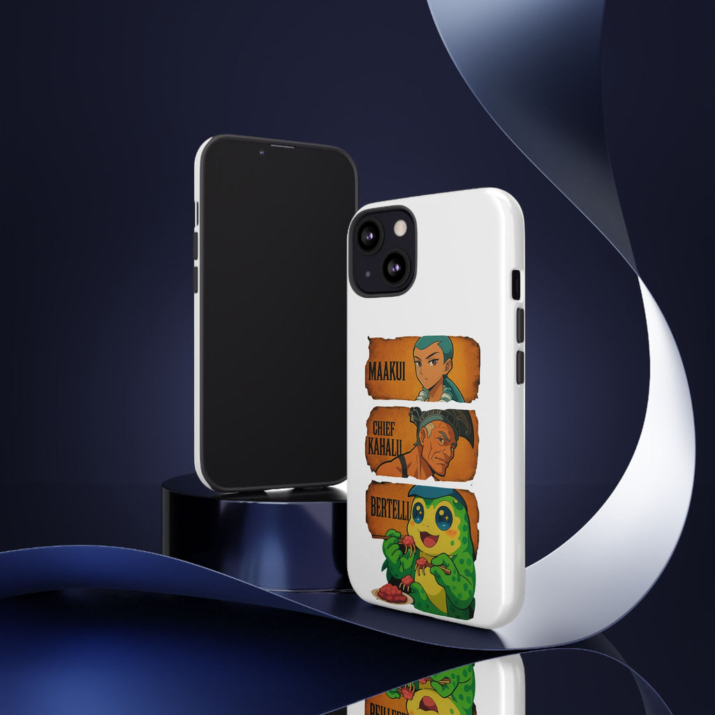 Tough Cases - Anime Phone Case Featuring Maakui, Chief Kahaili, and Bertelli, Great Gift for Fans, Personalized, Trendy, Durable