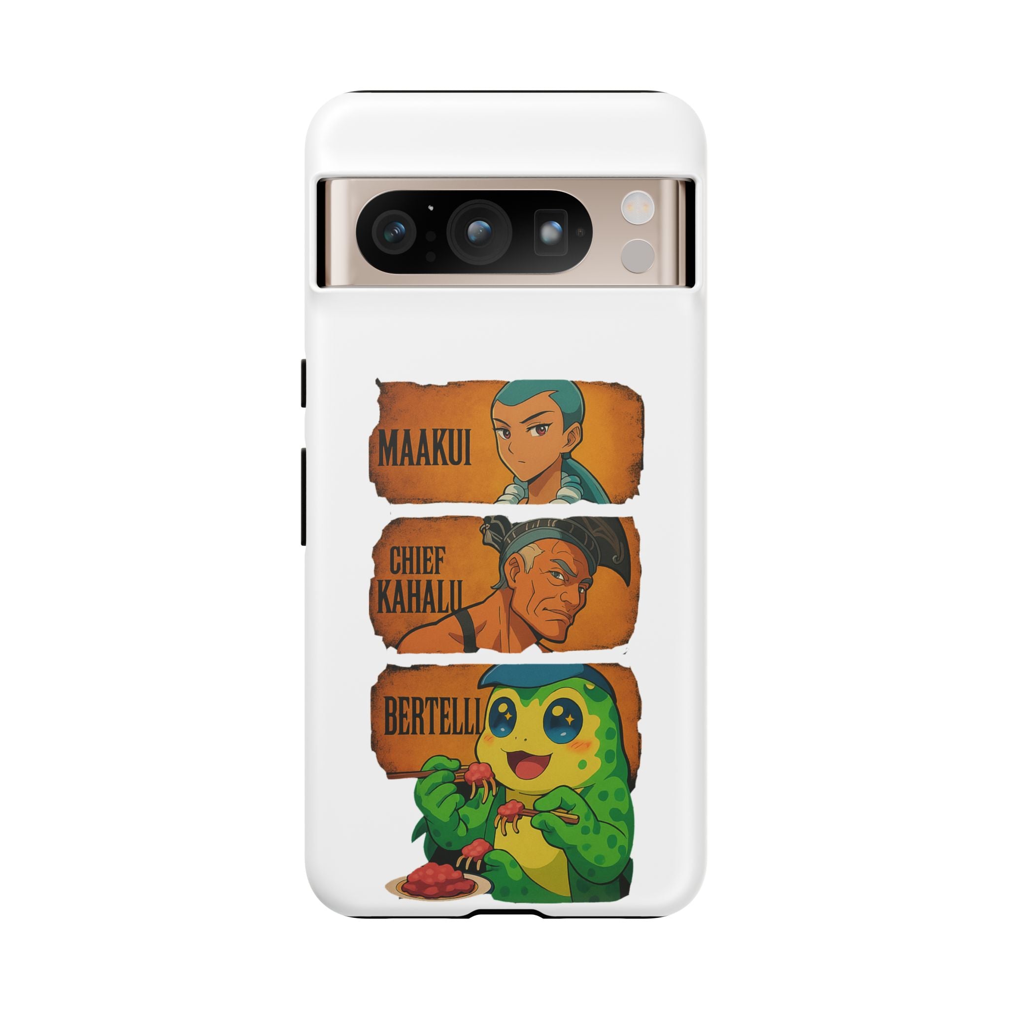 Tough Cases - Anime Phone Case Featuring Maakui, Chief Kahaili, and Bertelli, Great Gift for Fans, Personalized, Trendy, Durable