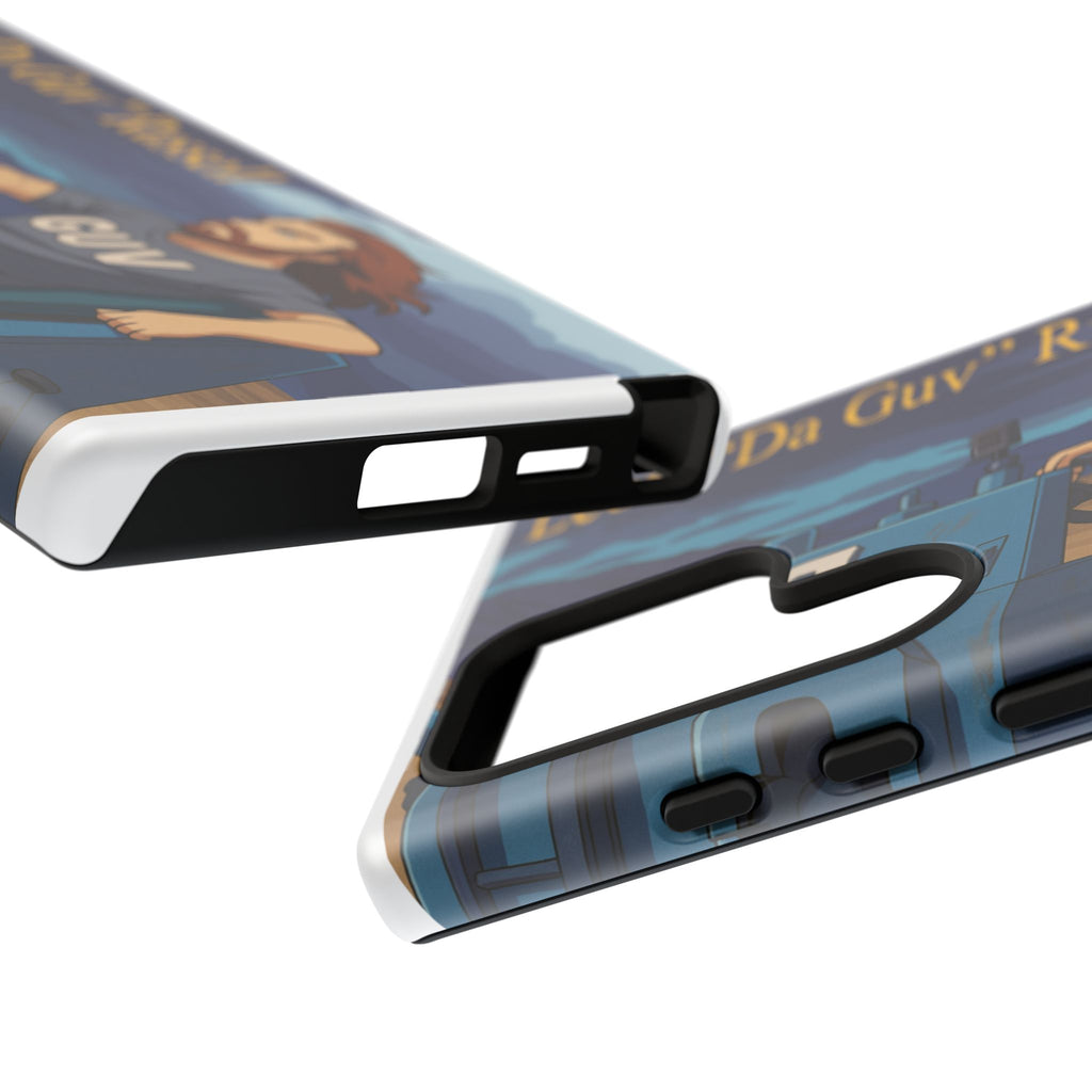 Phone Cases, Tough Phone Covers, Book Character Fan Gift, Sci-Fi Tank Art, Leon 'Da Guv' Russell Design
