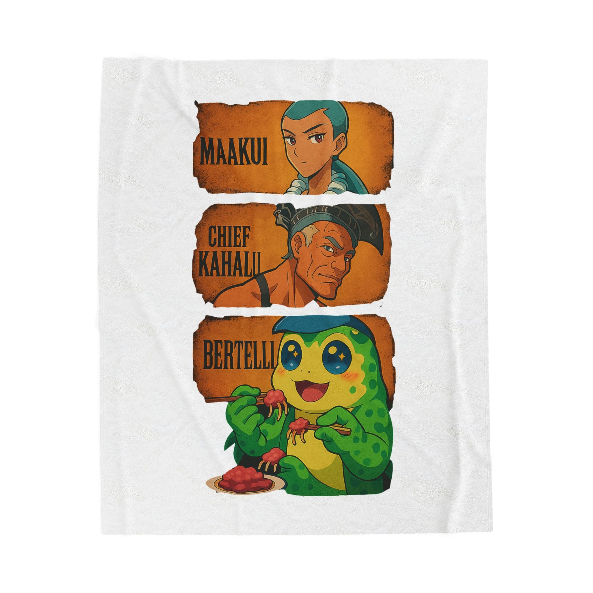 Cozy Velveteen Plush Blanket with Anime Characters - Perfect Gift for Fans, Home Decor, Movie Nights, Birthdays, Holidays