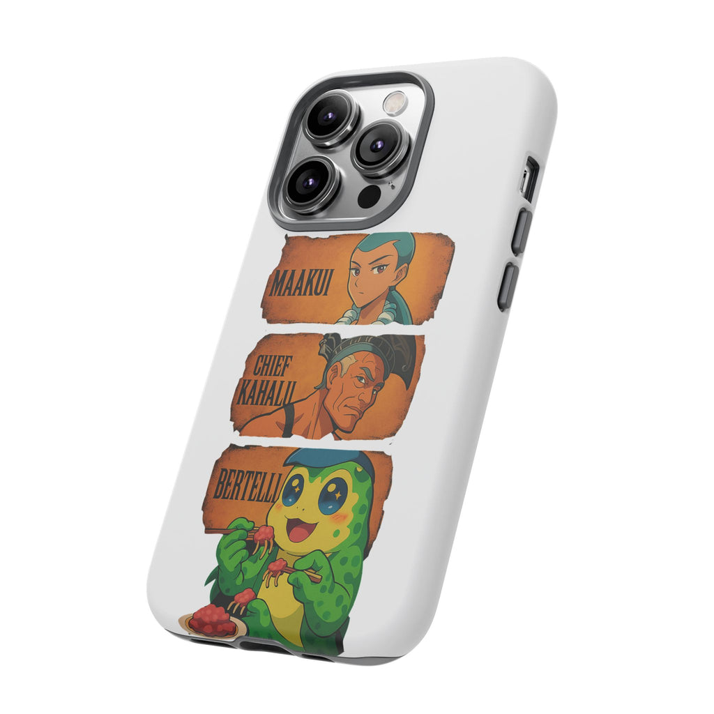 Tough Cases - Anime Phone Case Featuring Maakui, Chief Kahaili, and Bertelli, Great Gift for Fans, Personalized, Trendy, Durable