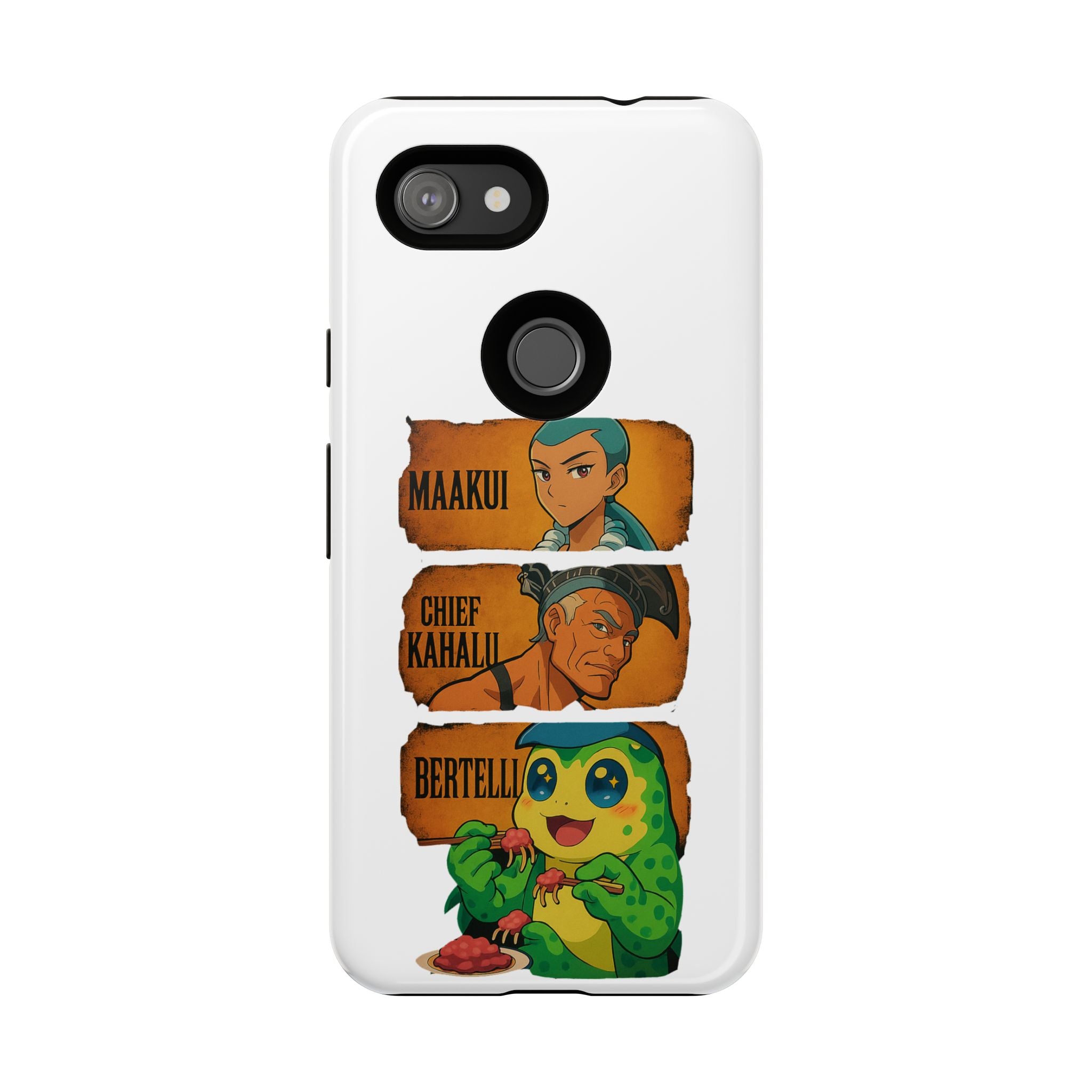 Tough Cases - Anime Phone Case Featuring Maakui, Chief Kahaili, and Bertelli, Great Gift for Fans, Personalized, Trendy, Durable