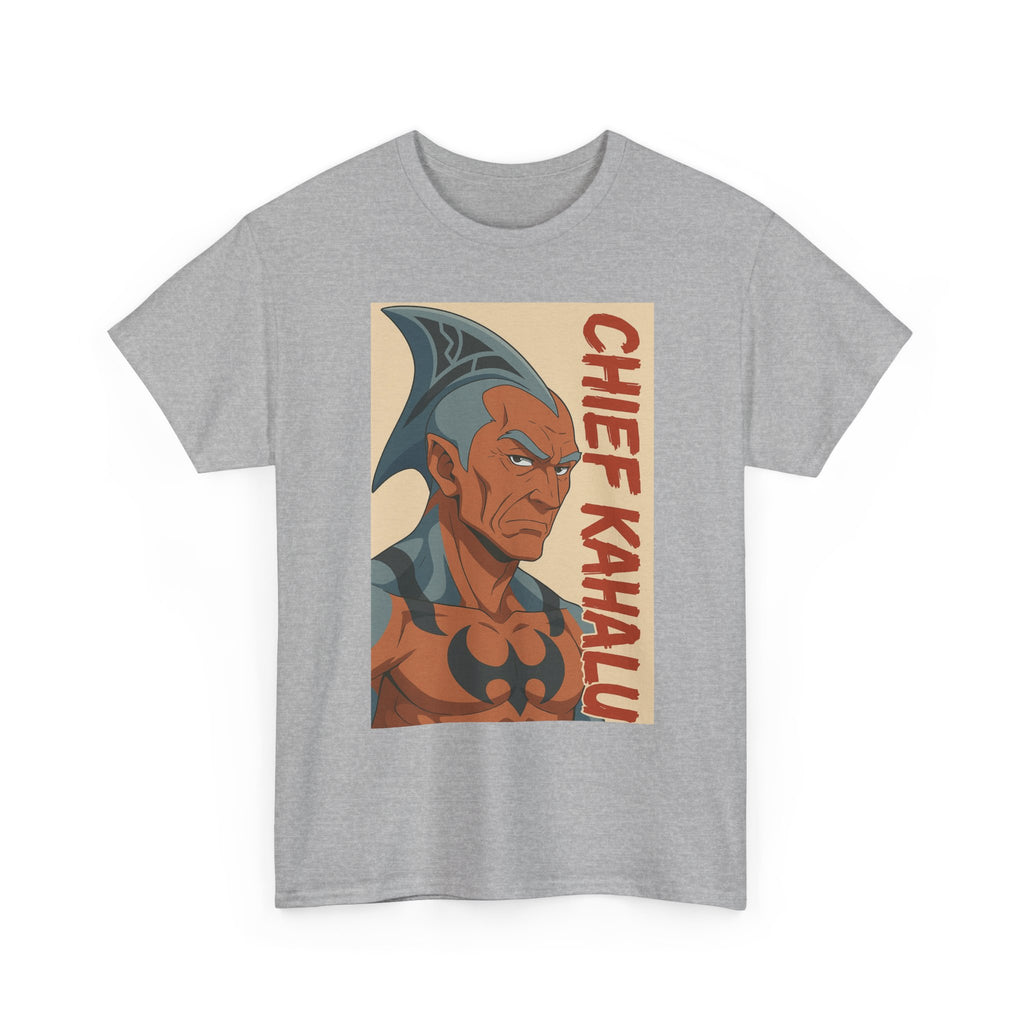 Chief Kahalu Graphic Tee, Unisex Heavy Cotton Shirt, Casual Wear, Gift for Fans, Graphic T-Shirt for Collectors