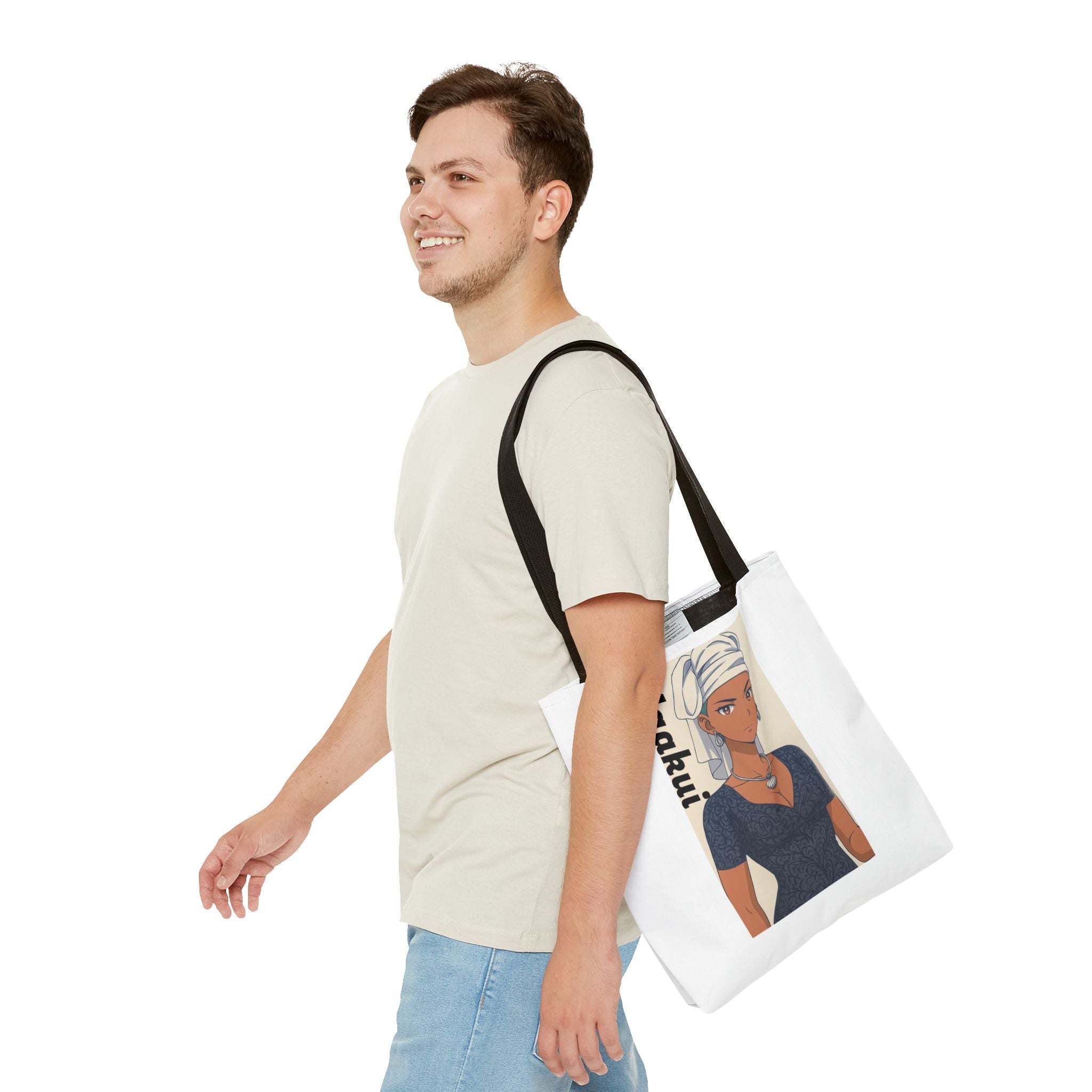 Stylish AOP Tote Bag, Trendy Graphic Reusable Bag, Casual Everyday Carryall, Fashionable Gift for Her, Versatile Shopping Accessory