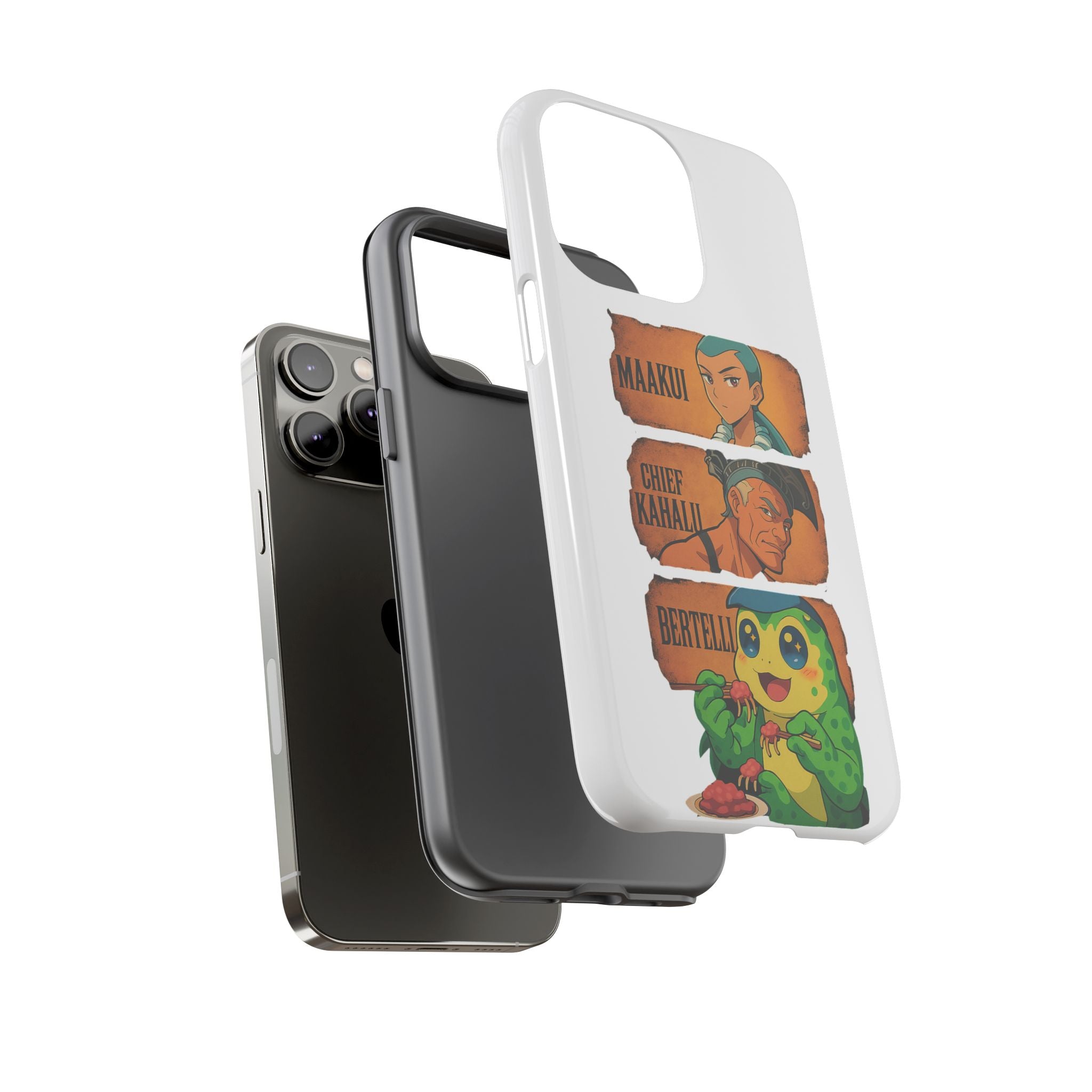 Tough Cases - Anime Phone Case Featuring Maakui, Chief Kahaili, and Bertelli, Great Gift for Fans, Personalized, Trendy, Durable