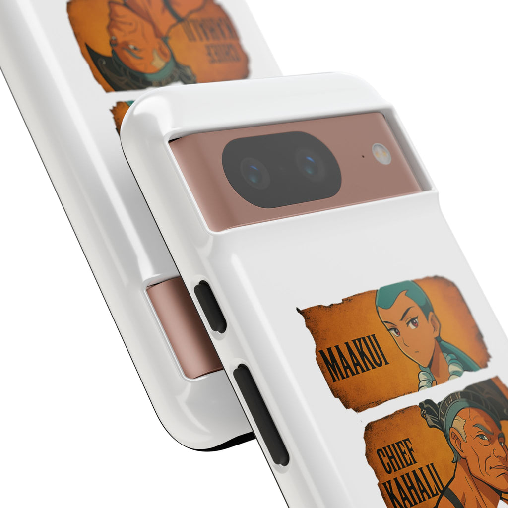 Tough Cases - Anime Phone Case Featuring Maakui, Chief Kahaili, and Bertelli, Great Gift for Fans, Personalized, Trendy, Durable