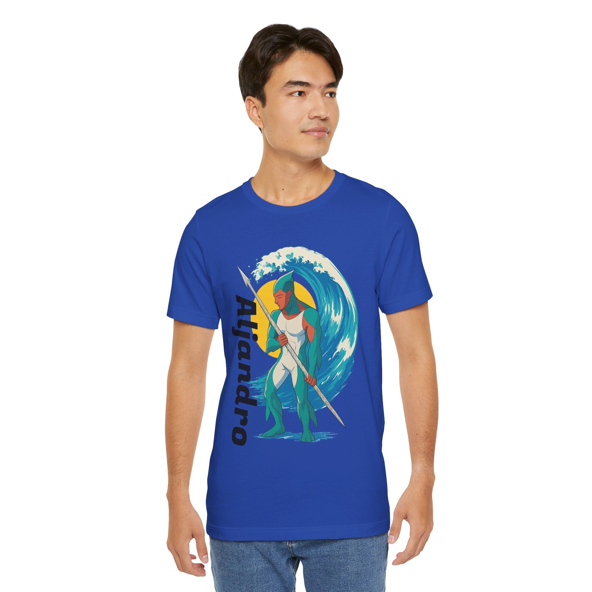 Aljandro Wave Warrior T-Shirt — Personalized 'Aljandro' Surf Guardian Tee