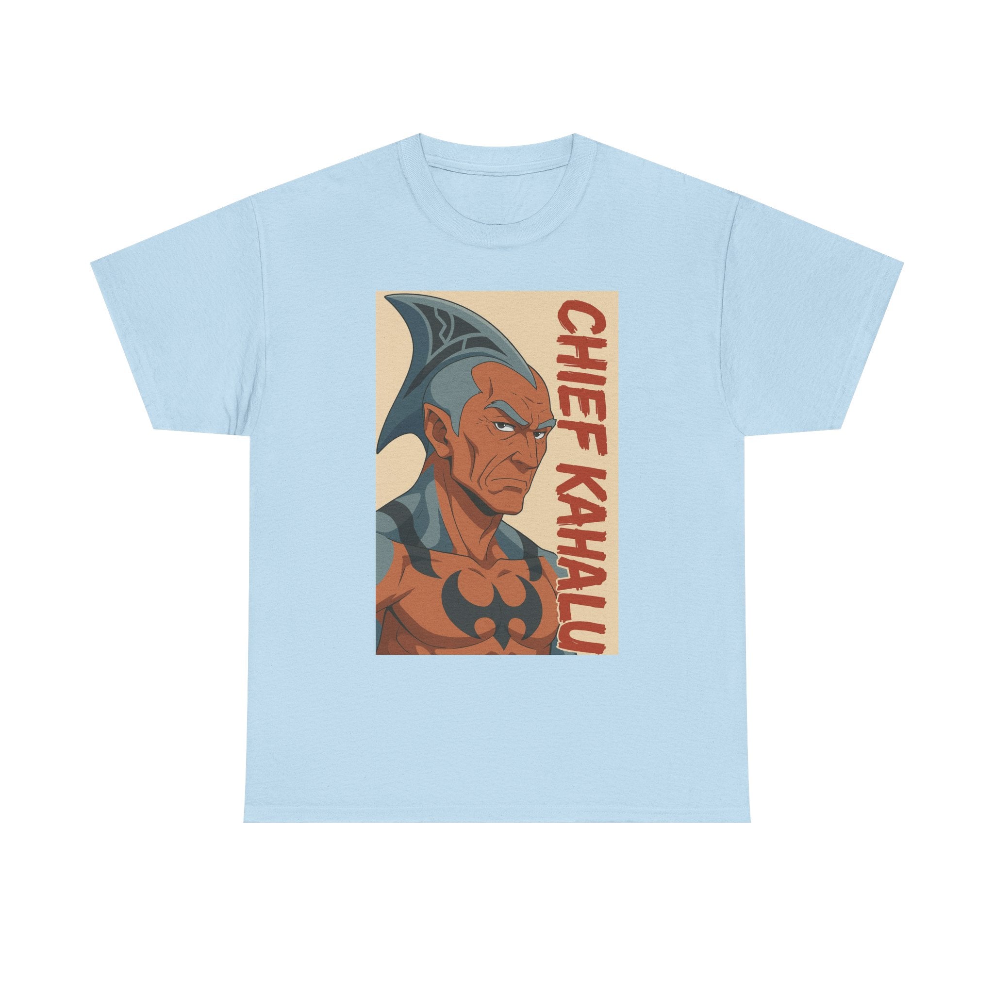 Chief Kahalu Graphic Tee, Unisex Heavy Cotton Shirt, Casual Wear, Gift for Fans, Graphic T-Shirt for Collectors