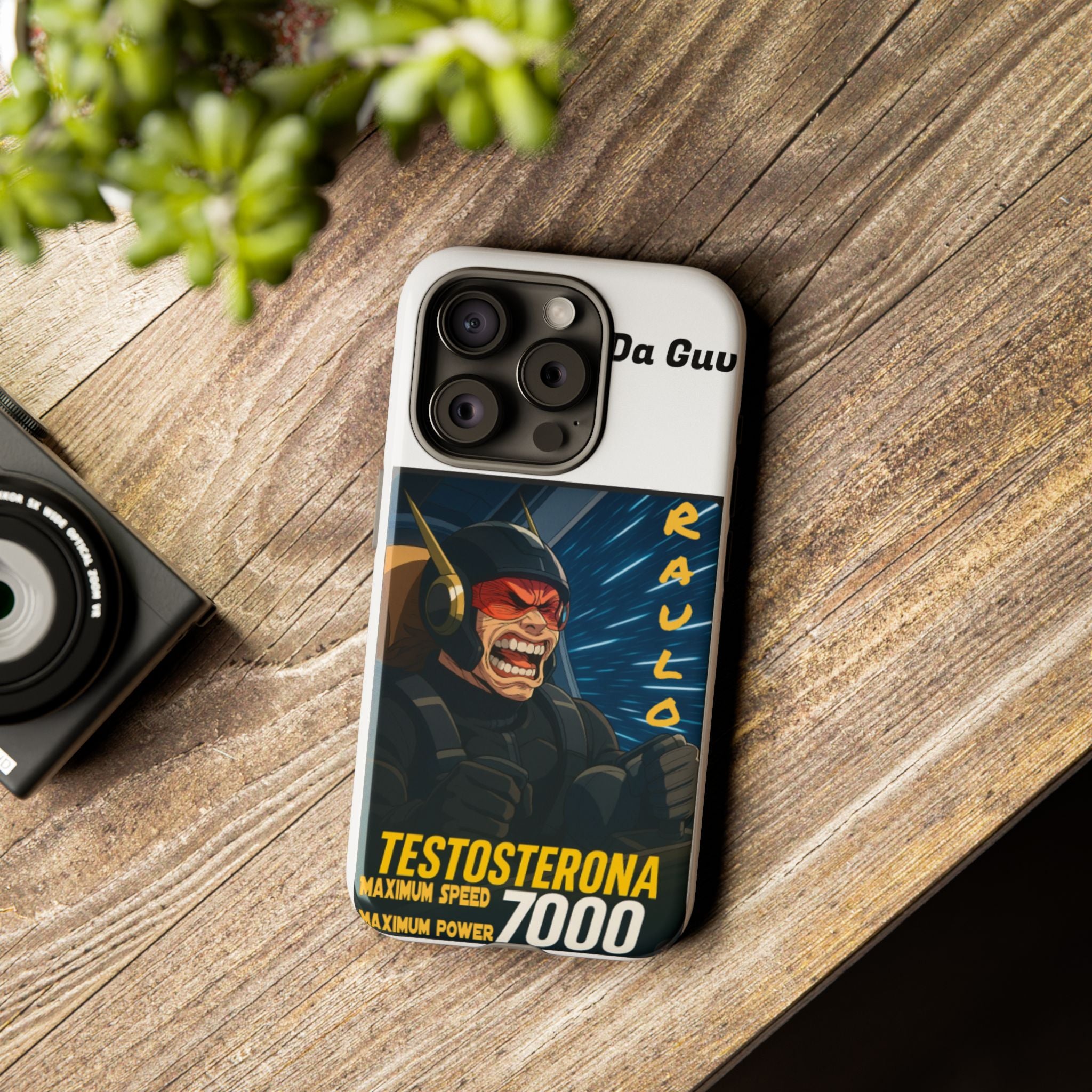 Anime Raulo Tough Cases - Sci-Fi Book Theme, Testosterona 7000, Phone Cover, Protective Shell, Unique Design, Gift for Sci-Fi Fans