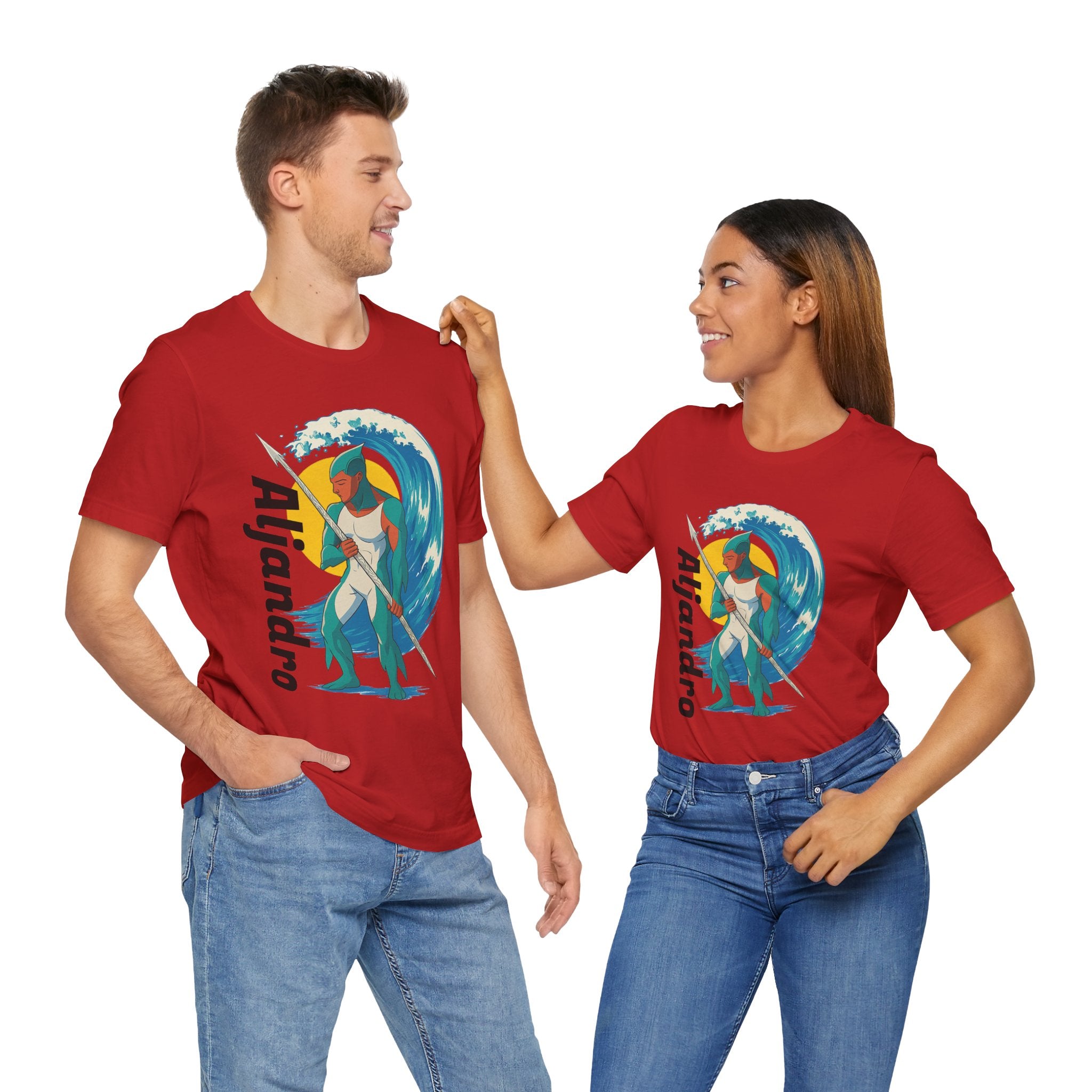 Aljandro Wave Warrior T-Shirt — Personalized 'Aljandro' Surf Guardian Tee