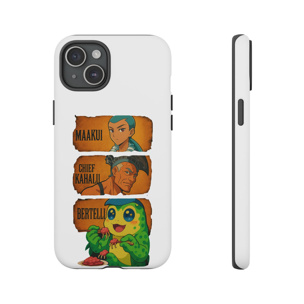 Tough Cases - Anime Phone Case Featuring Maakui, Chief Kahaili, and Bertelli, Great Gift for Fans, Personalized, Trendy, Durable