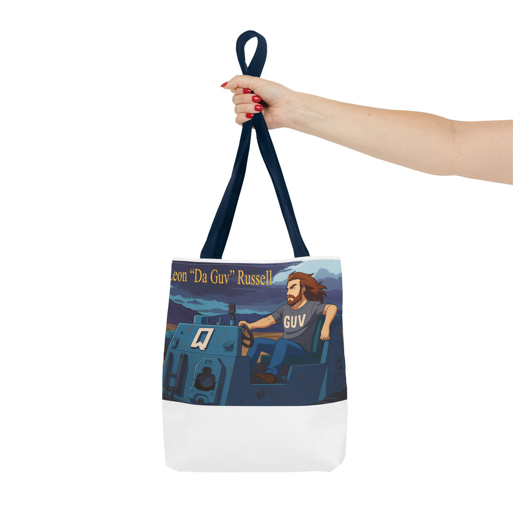 Tank Tote Bag - Leon "Da Guv" Russell from "Da Guv" Sci-Fi Book, Gift for Sci-Fi Fans, Unique Bookish Bag, Literary Tote, Book Lover Gift