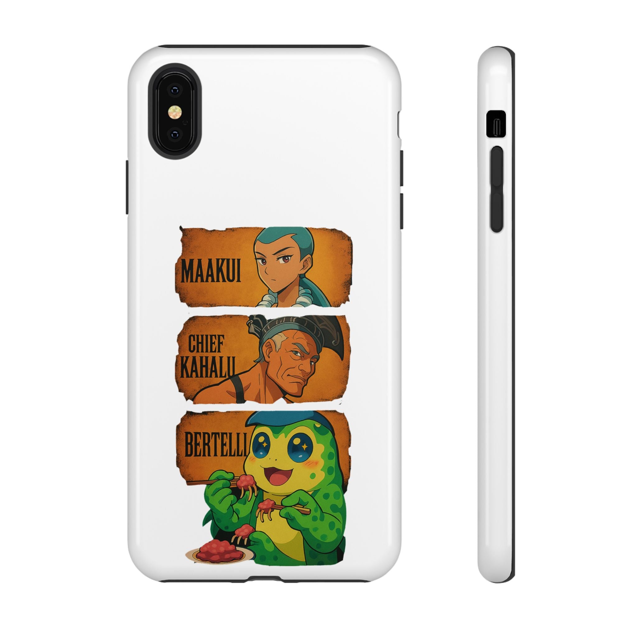 Tough Cases - Anime Phone Case Featuring Maakui, Chief Kahaili, and Bertelli, Great Gift for Fans, Personalized, Trendy, Durable