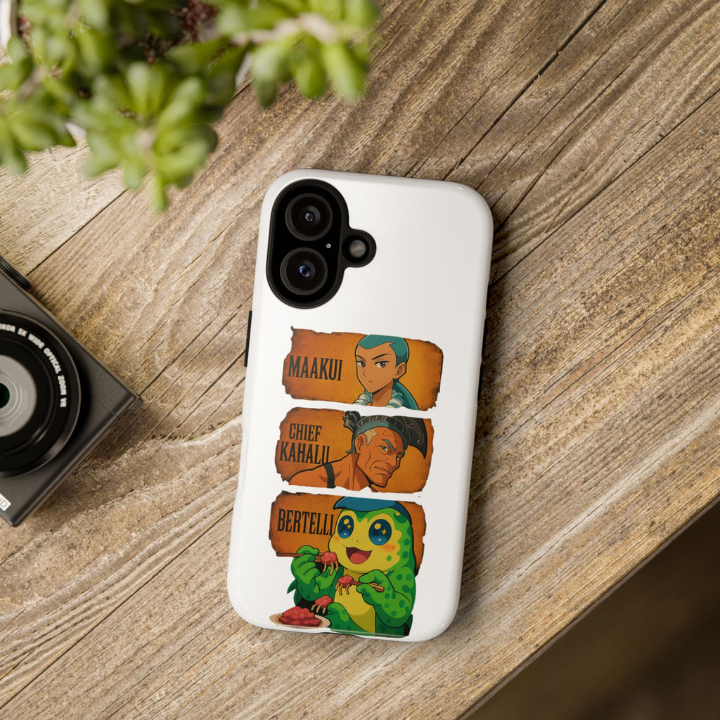 Tough Cases - Anime Phone Case Featuring Maakui, Chief Kahaili, and Bertelli, Great Gift for Fans, Personalized, Trendy, Durable