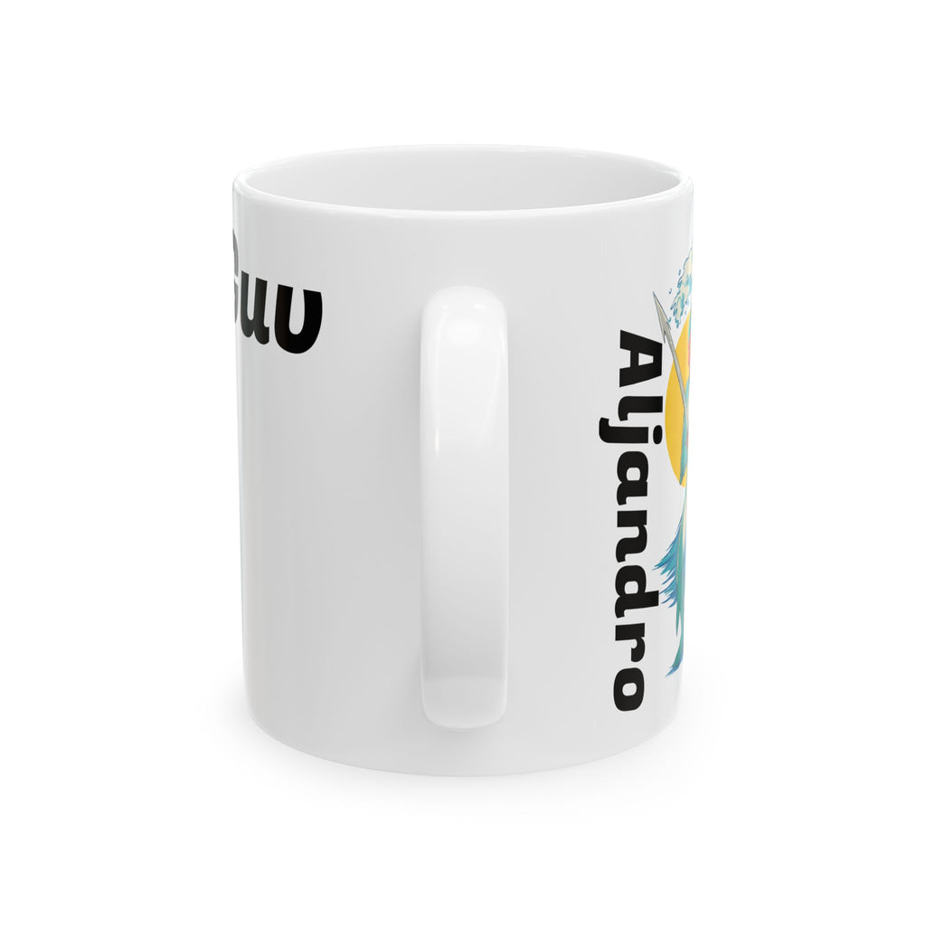 Anime Aljandro Ceramic Mug for Coffee Lovers, Funny Gift for Friends, Unique Tea Cup, Bright Art Mug, Birthday Gift