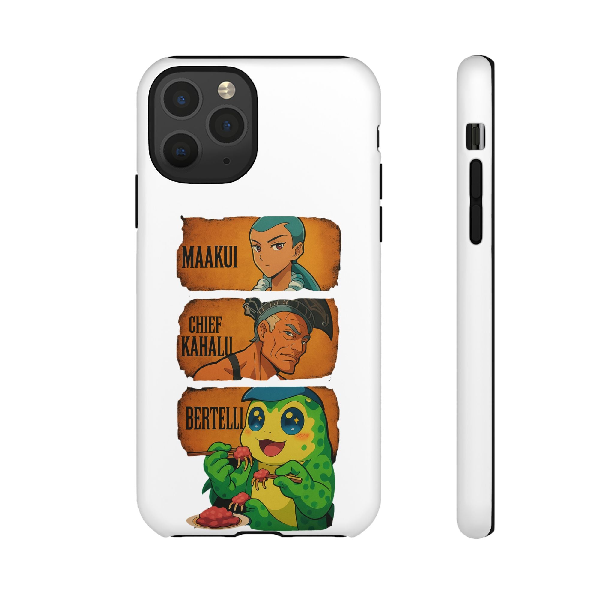 Tough Cases - Anime Phone Case Featuring Maakui, Chief Kahaili, and Bertelli, Great Gift for Fans, Personalized, Trendy, Durable
