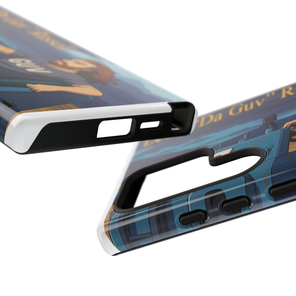 Phone Cases, Tough Phone Covers, Book Character Fan Gift, Sci-Fi Tank Art, Leon 'Da Guv' Russell Design