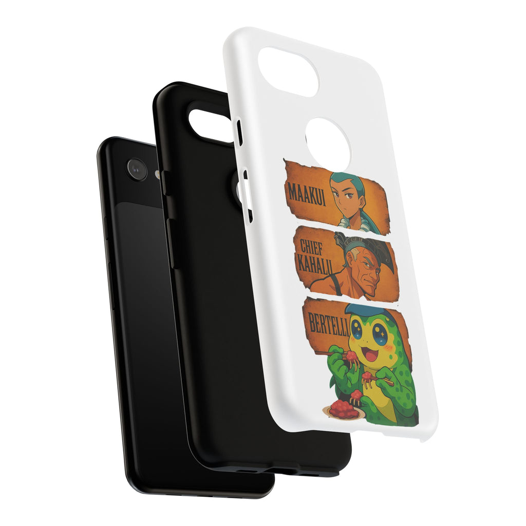 Tough Cases - Anime Phone Case Featuring Maakui, Chief Kahaili, and Bertelli, Great Gift for Fans, Personalized, Trendy, Durable