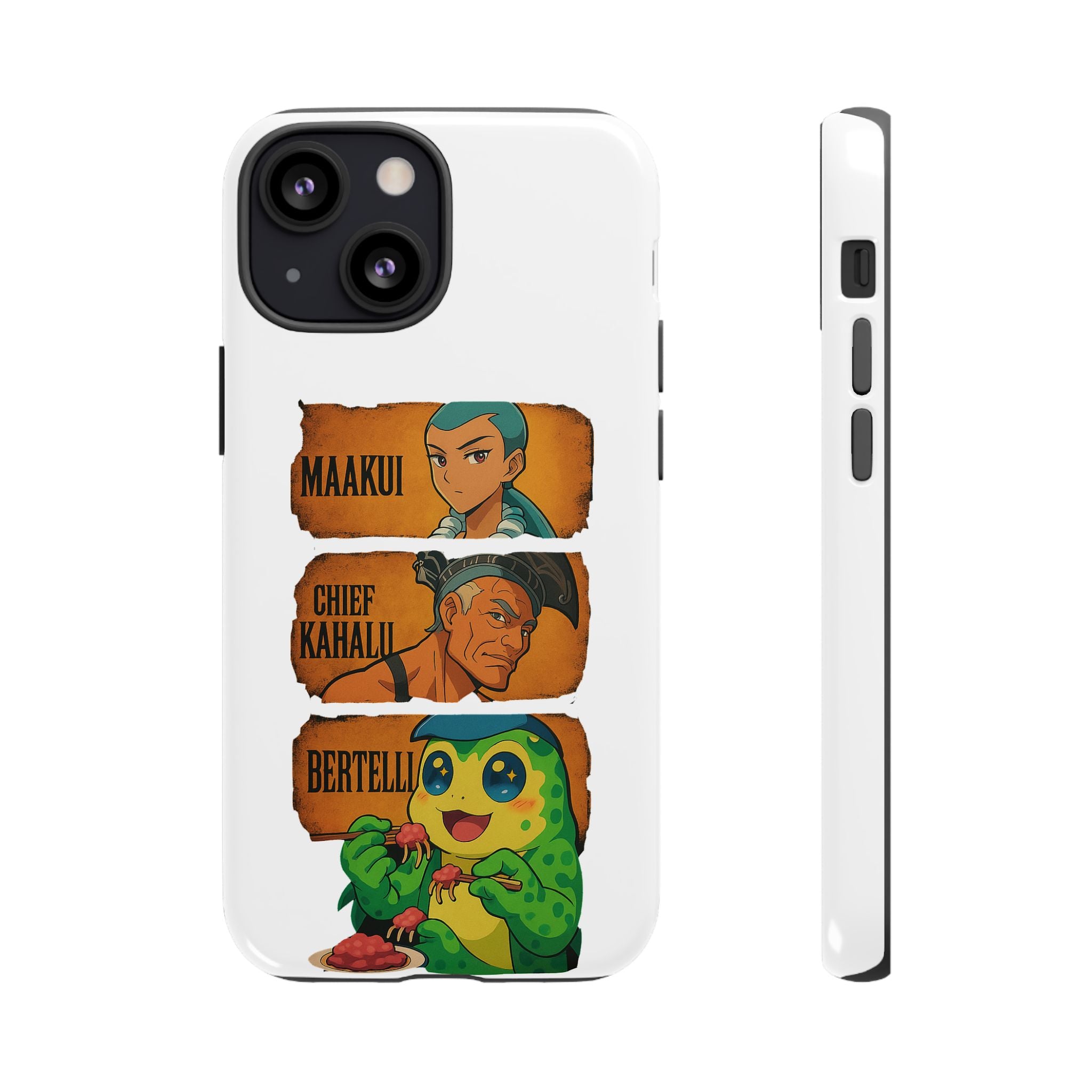 Tough Cases - Anime Phone Case Featuring Maakui, Chief Kahaili, and Bertelli, Great Gift for Fans, Personalized, Trendy, Durable