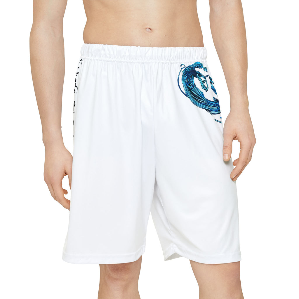Surf the Living Water Mens Sports Shorts