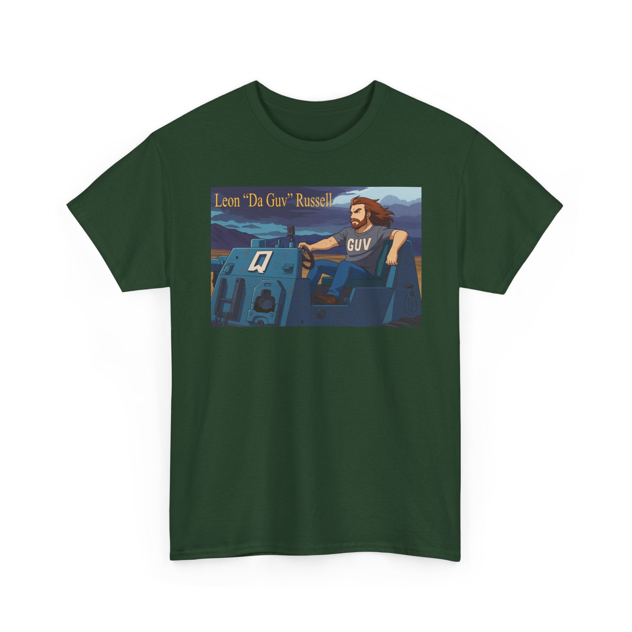 Sci-Fi Tank Driver Unisex Tee, Leon 'Da Guv' Russell, 'Da Guv' Book Fan Apparel, Graphic Tee, Cosplay Shirt, Pop Culture Tee