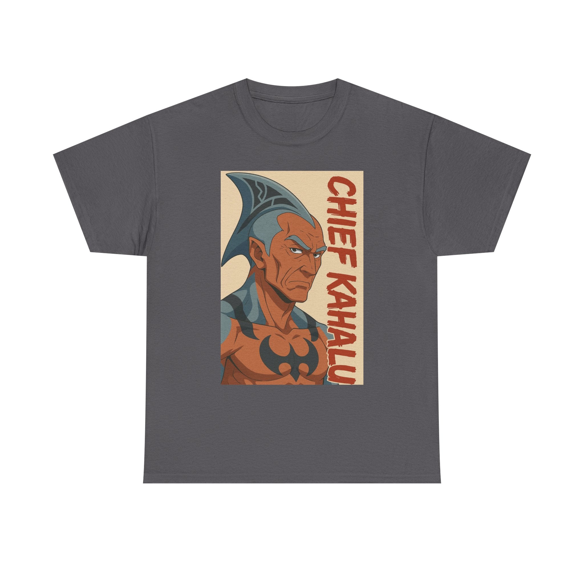 Chief Kahalu Graphic Tee, Unisex Heavy Cotton Shirt, Casual Wear, Gift for Fans, Graphic T-Shirt for Collectors