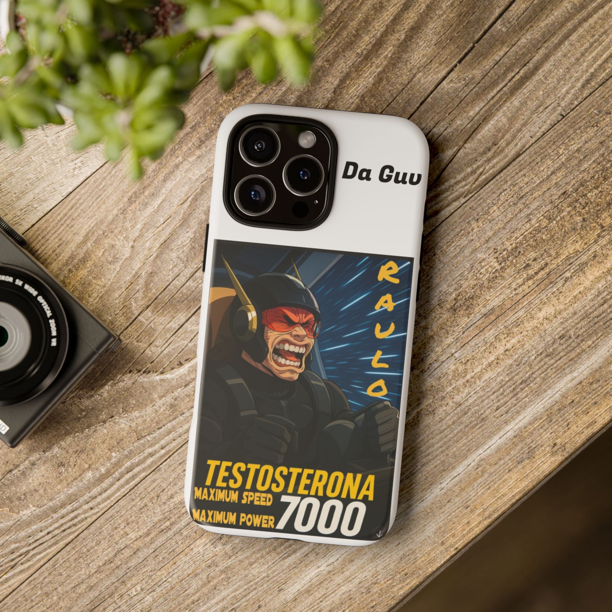 Anime Raulo Tough Cases - Sci-Fi Book Theme, Testosterona 7000, Phone Cover, Protective Shell, Unique Design, Gift for Sci-Fi Fans