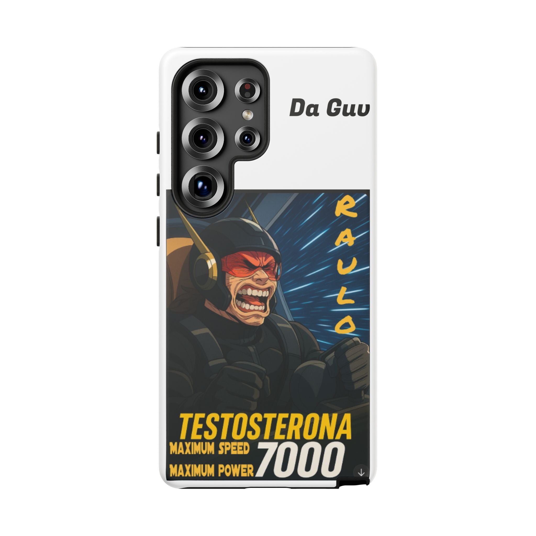 Anime Raulo Tough Cases - Sci-Fi Book Theme, Testosterona 7000, Phone Cover, Protective Shell, Unique Design, Gift for Sci-Fi Fans