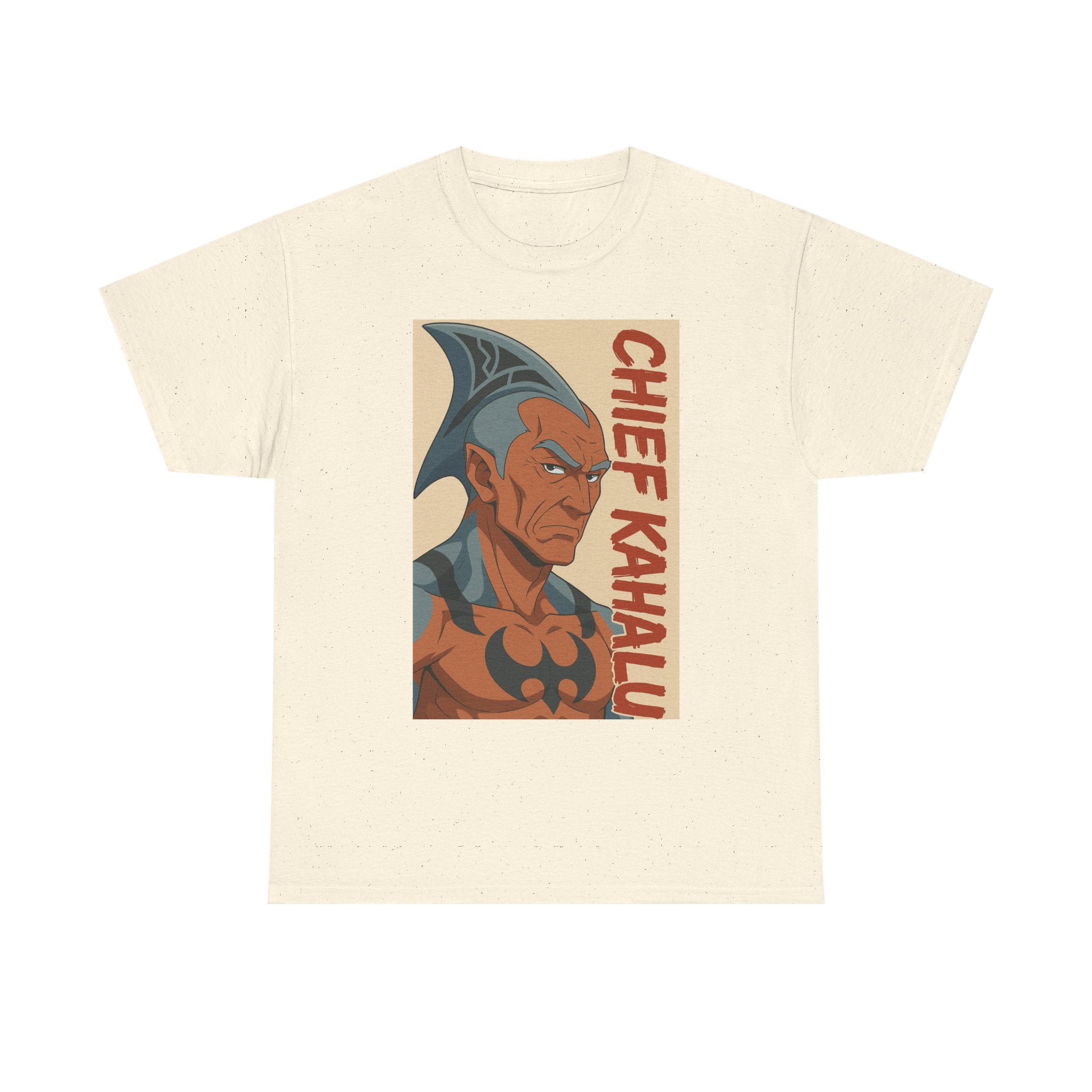 Chief Kahalu Graphic Tee, Unisex Heavy Cotton Shirt, Casual Wear, Gift for Fans, Graphic T-Shirt for Collectors