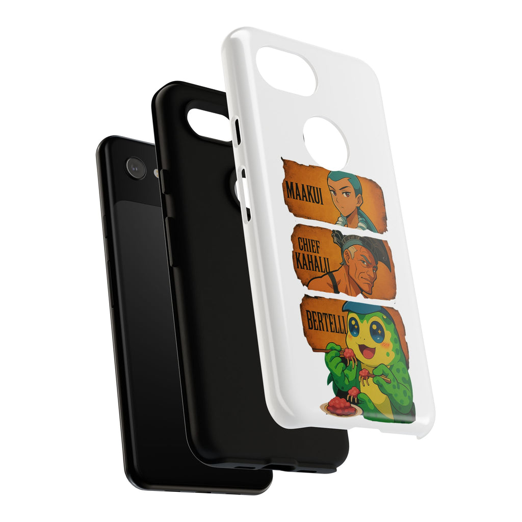 Tough Cases - Anime Phone Case Featuring Maakui, Chief Kahaili, and Bertelli, Great Gift for Fans, Personalized, Trendy, Durable