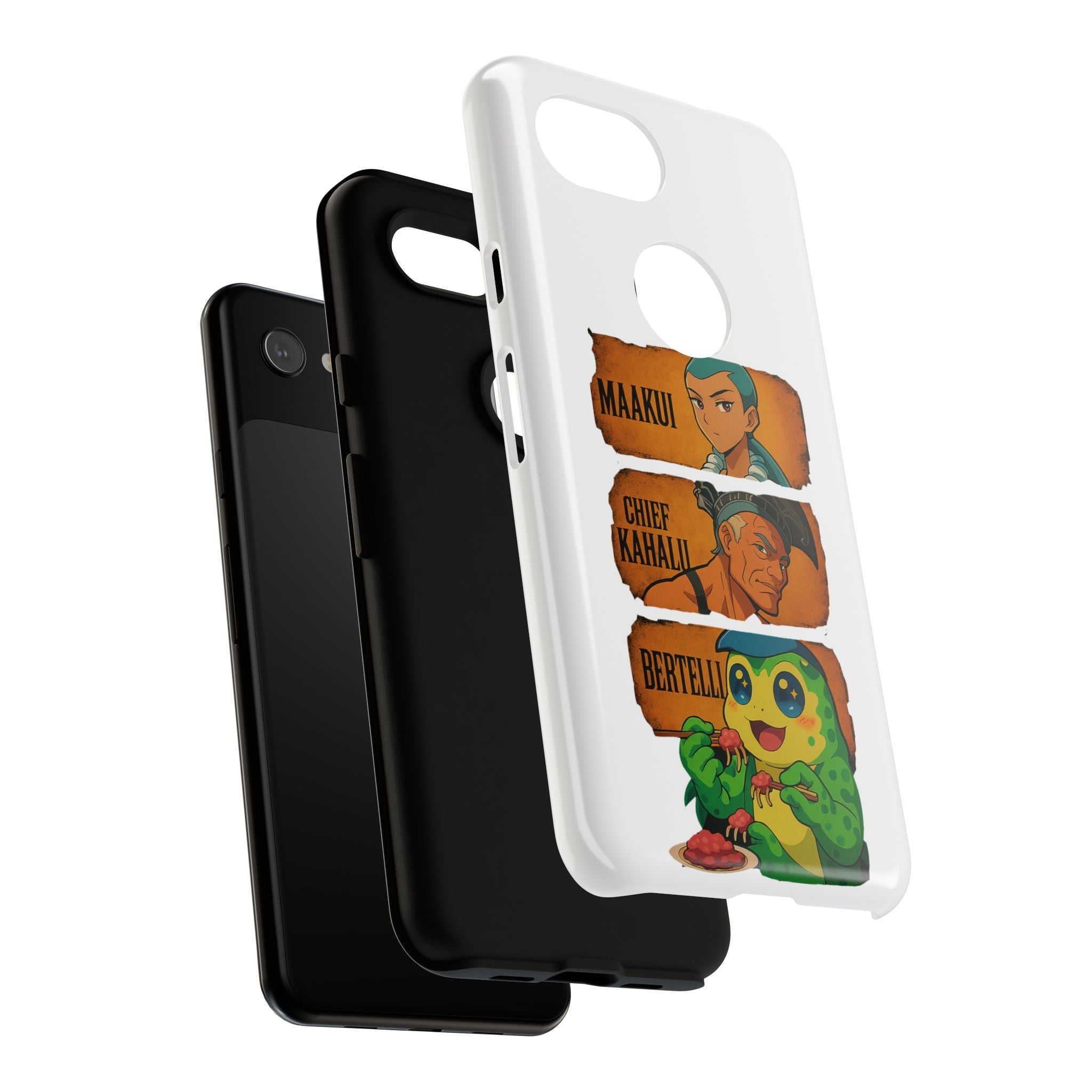 Tough Cases - Anime Phone Case Featuring Maakui, Chief Kahaili, and Bertelli, Great Gift for Fans, Personalized, Trendy, Durable