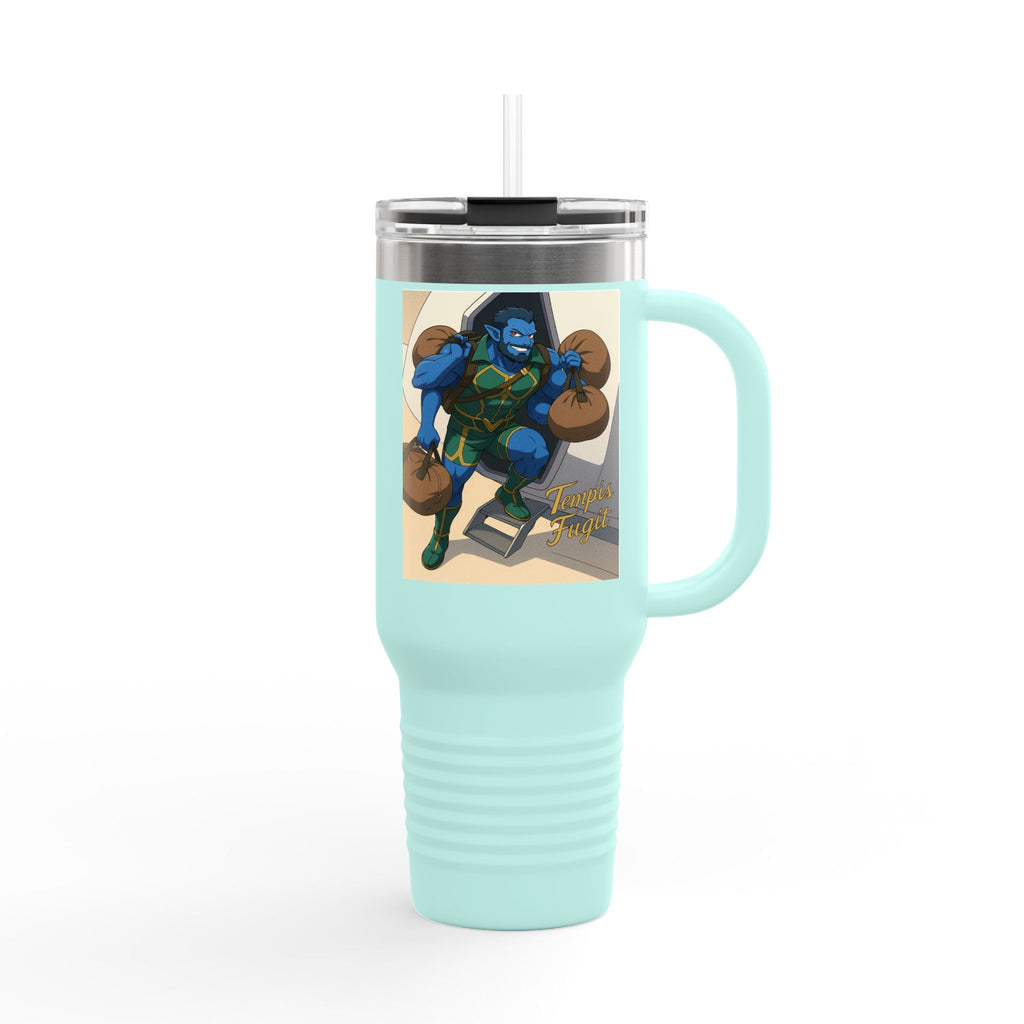 Anime Temis Fugit , Travel Mug , Perfect for Hiking, Camping, Road Trips, and Gift-Giving, 40oz Tumbler, Eco-Friendly Coffee [...]