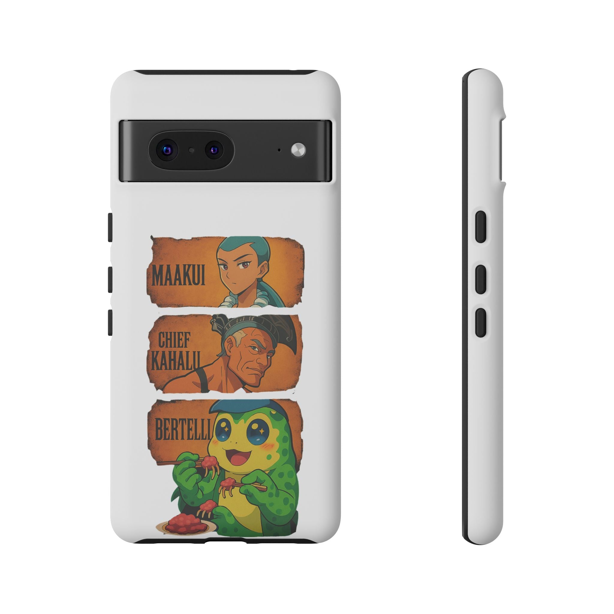 Tough Cases - Anime Phone Case Featuring Maakui, Chief Kahaili, and Bertelli, Great Gift for Fans, Personalized, Trendy, Durable
