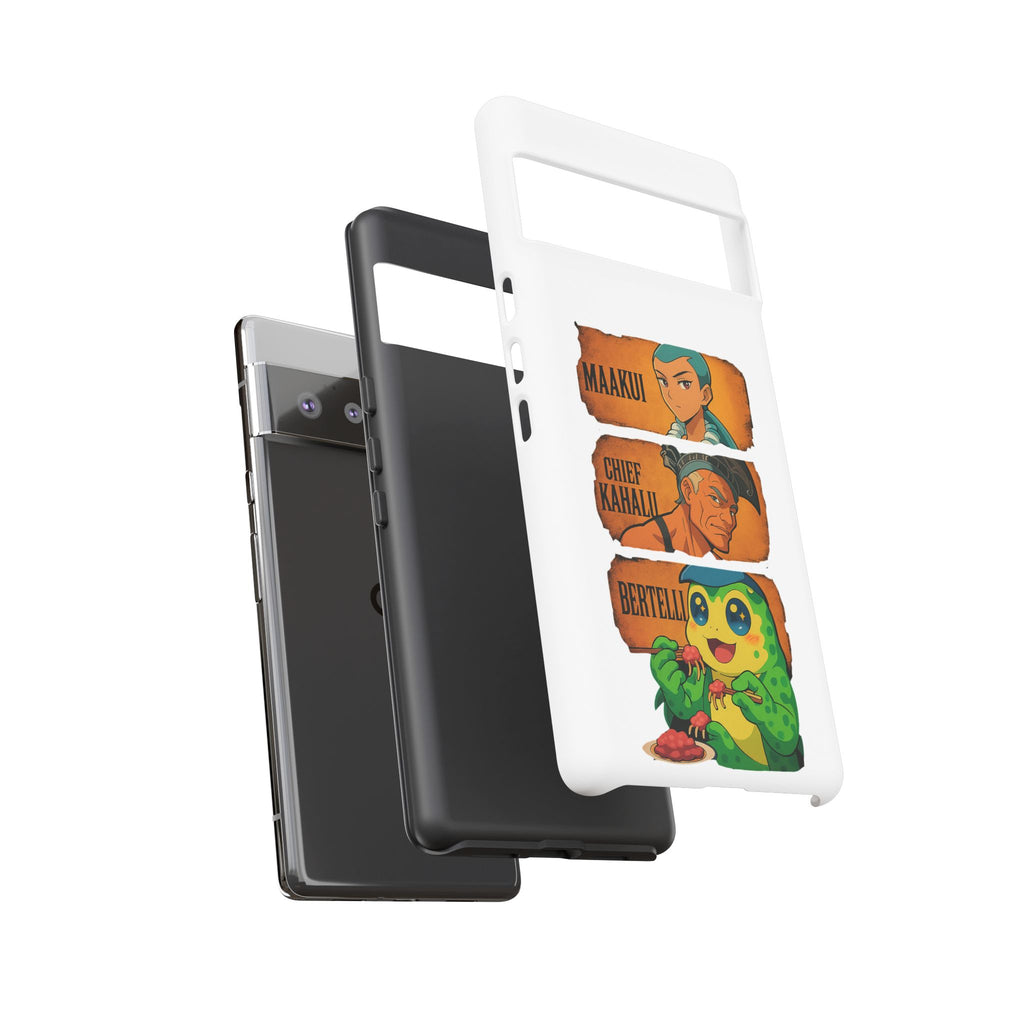 Tough Cases - Anime Phone Case Featuring Maakui, Chief Kahaili, and Bertelli, Great Gift for Fans, Personalized, Trendy, Durable