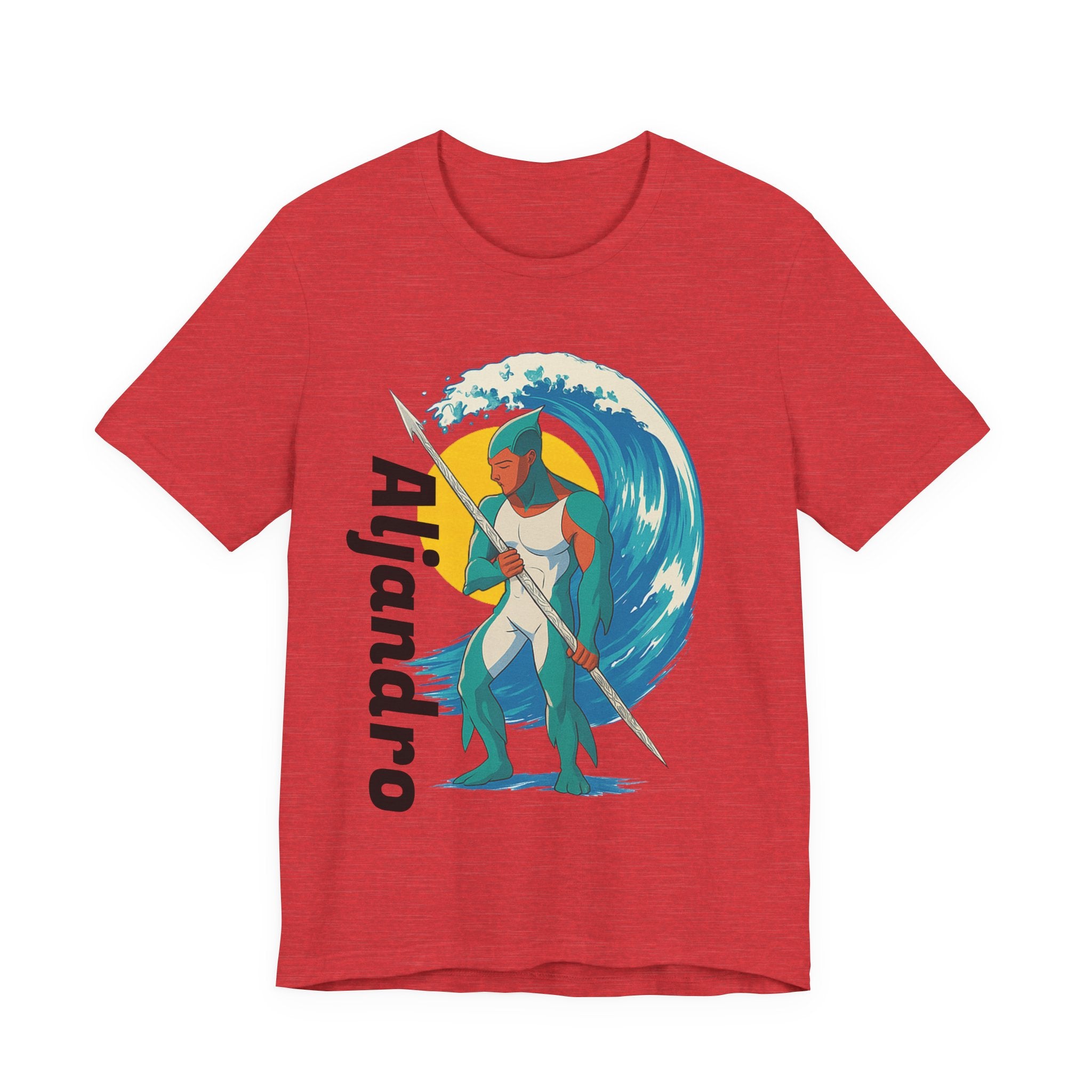 Aljandro Wave Warrior T-Shirt — Personalized 'Aljandro' Surf Guardian Tee
