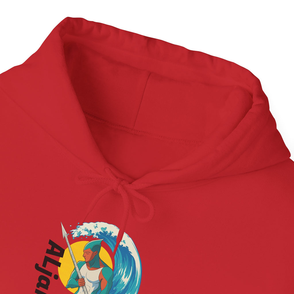 Aljandro Surf Graphic Hoodie — Retro Wave Surfing Design