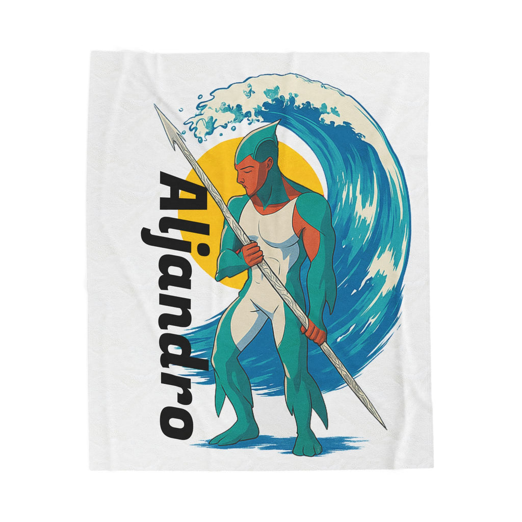 Anime Aljandro Plush Blanket - Cozy Throw for Kids & Adults, Great Gift for Birthdays, Holidays, Home Decor, Custom Design