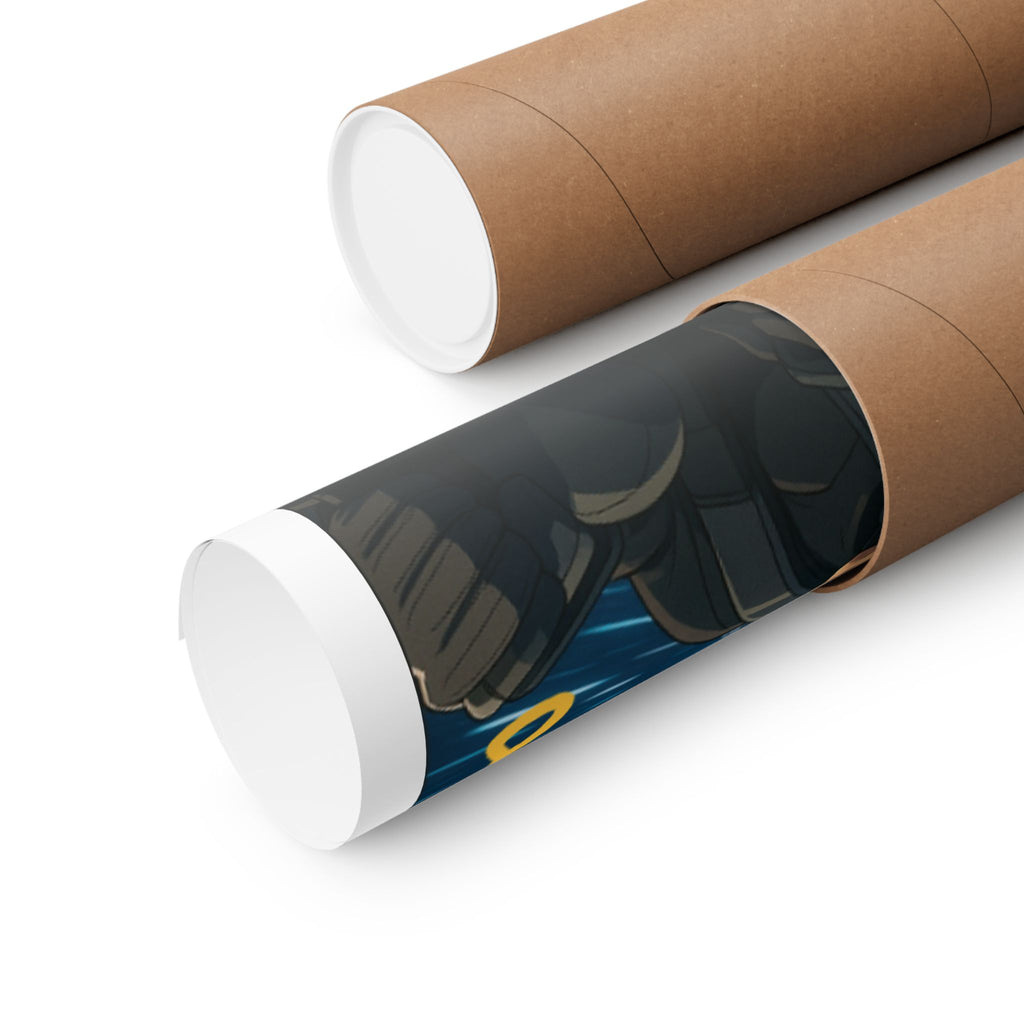 Vertical Poster, Sci-Fi Anime Raulo Driving Testosterona 7000 from Da Guv Book, Matte Wall Art, Home Decor Print, Room Decoration