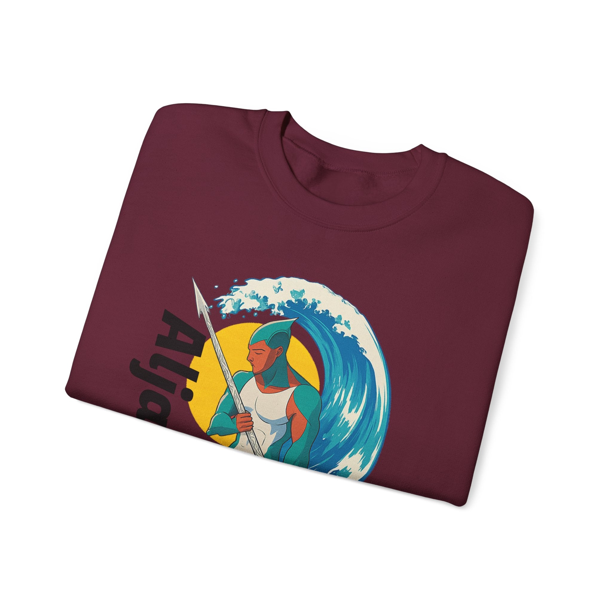 Kraken Hunter Graphic Sweatshirt — Personalized 'Aljandro' Wave Design
