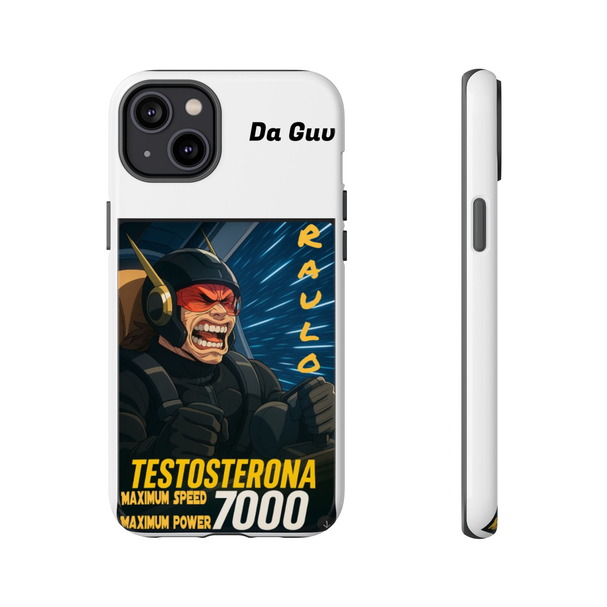 Anime Raulo Tough Cases - Sci-Fi Book Theme, Testosterona 7000, Phone Cover, Protective Shell, Unique Design, Gift for Sci-Fi Fans