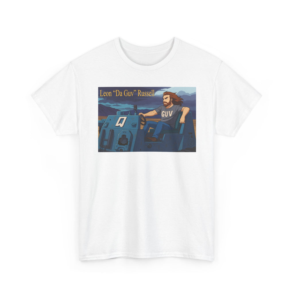 Sci-Fi Tank Driver Unisex Tee, Leon 'Da Guv' Russell, 'Da Guv' Book Fan Apparel, Graphic Tee, Cosplay Shirt, Pop Culture Tee